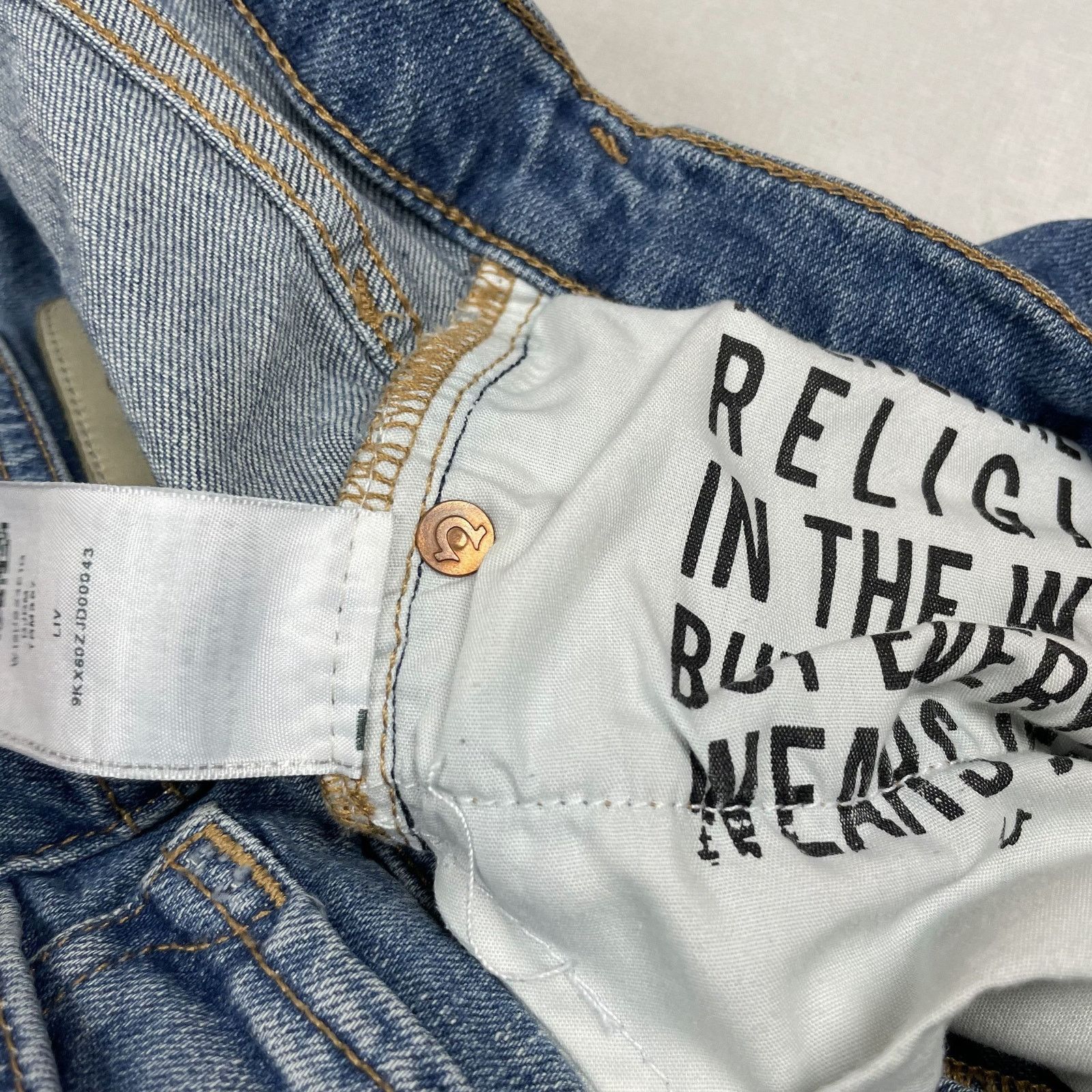 True Religion True Religion LIV Women Blue Low Rise Relaxed Skinny Jean 29 Size 29" - 11 Thumbnail