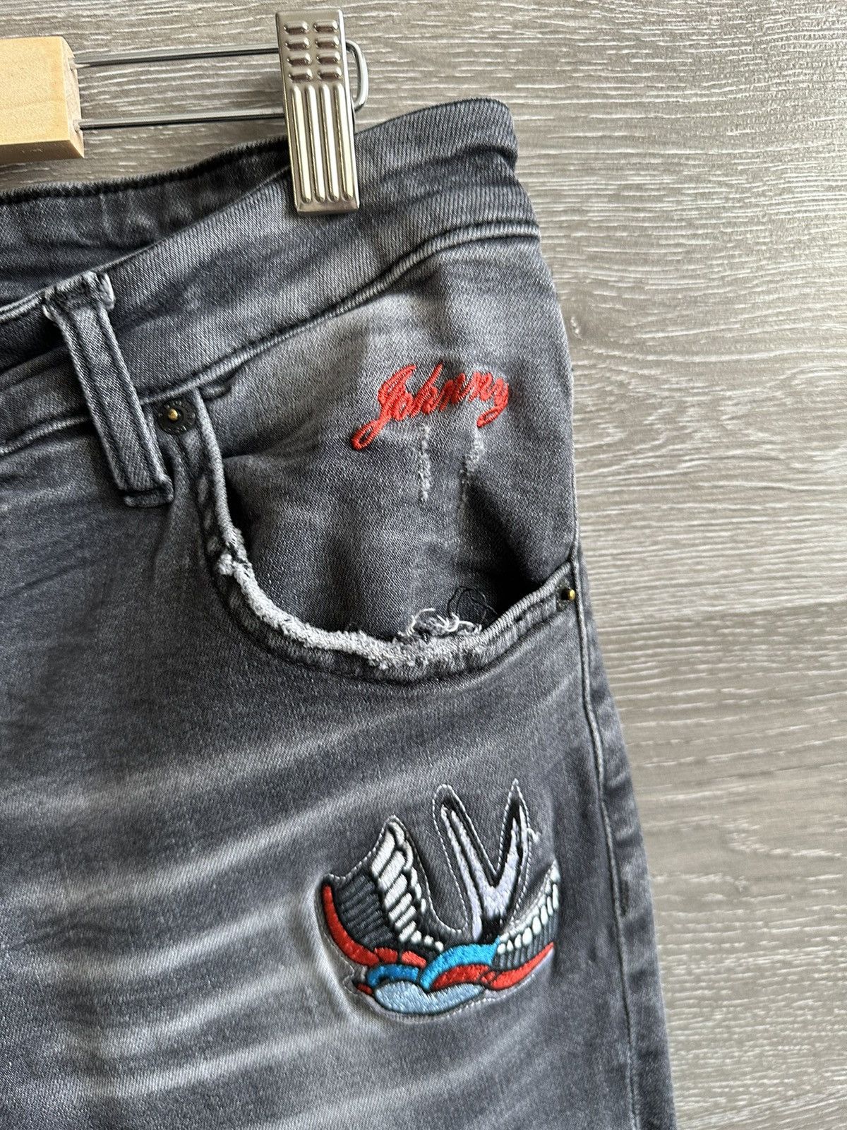 Dsquared2 DSQUARED2 Grey Distressed Denim Pants Men’s size 54 Size US 32 / EU 48 - 7 Thumbnail