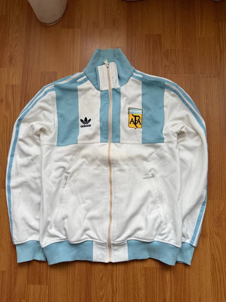 Adidas Vintage Adidas Argentina 1978 World Cup Track Jacket Rare Size US M / EU 48-50 / 2 - 1 Thumbnail