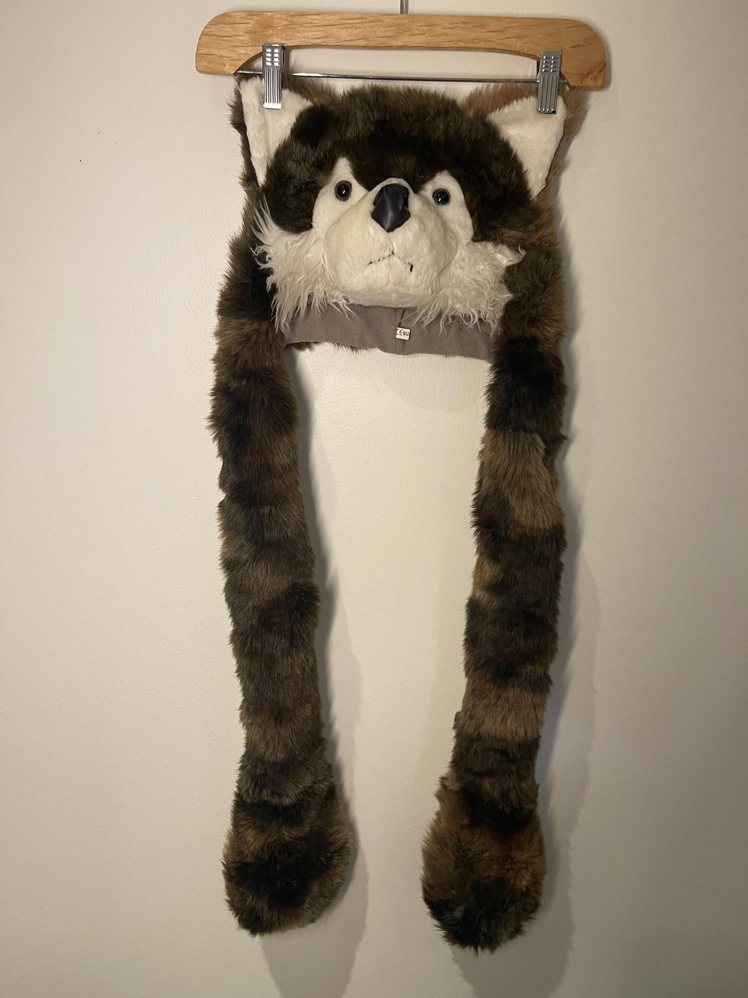 Designer Childrens Wolf Hat from Calgary Zoo! Size ONE SIZE - 1 Thumbnail