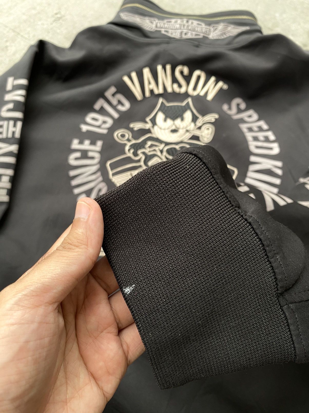 Vanson Leathers Vanson Leather X Felix The Cat Embroided Motorsport Jacket Size US L / EU 52-54 / 3 - 10 Thumbnail