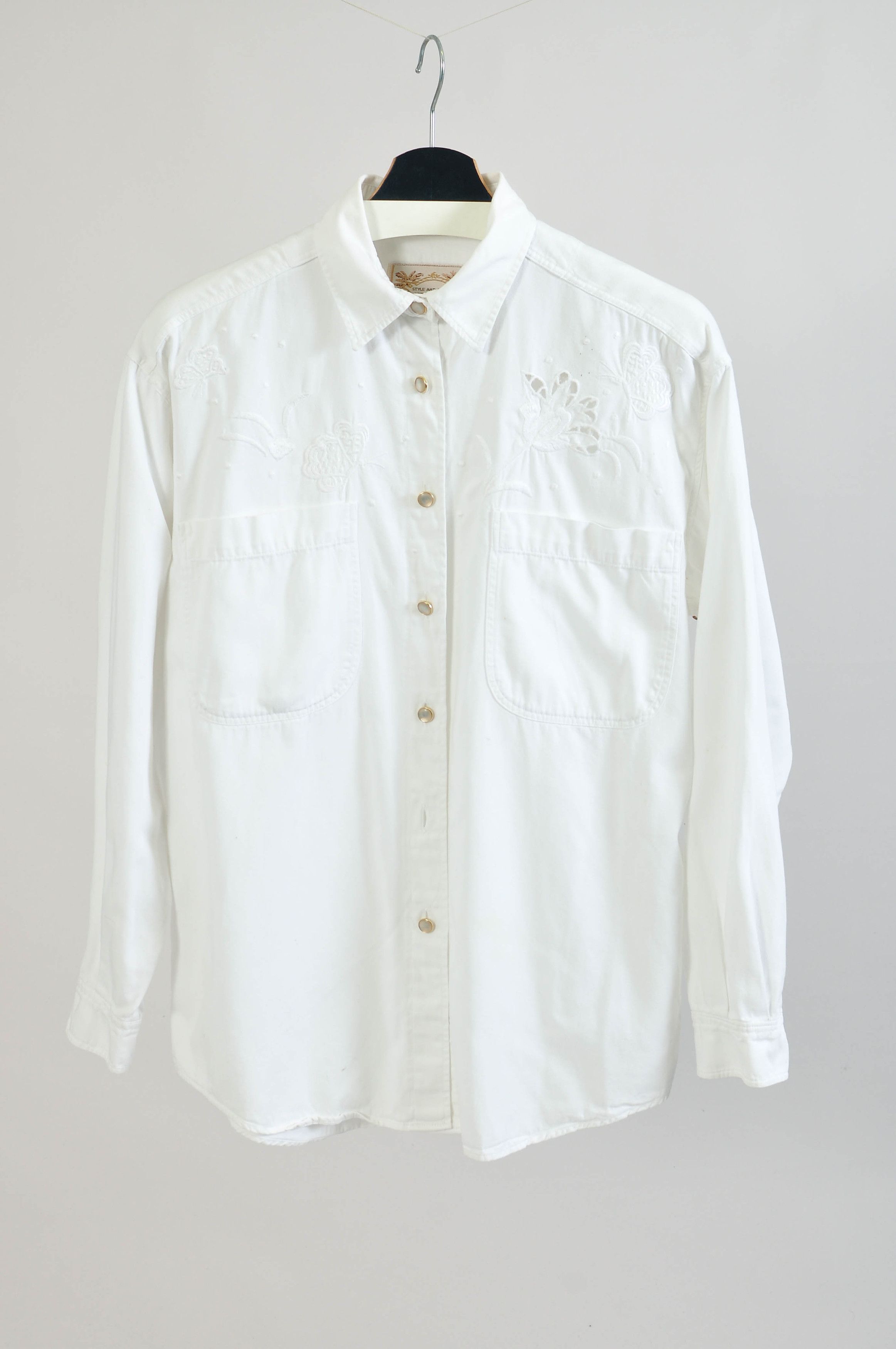 Other Italian white shirt Size M / US 6-8 / IT 42-44 - 1 Thumbnail