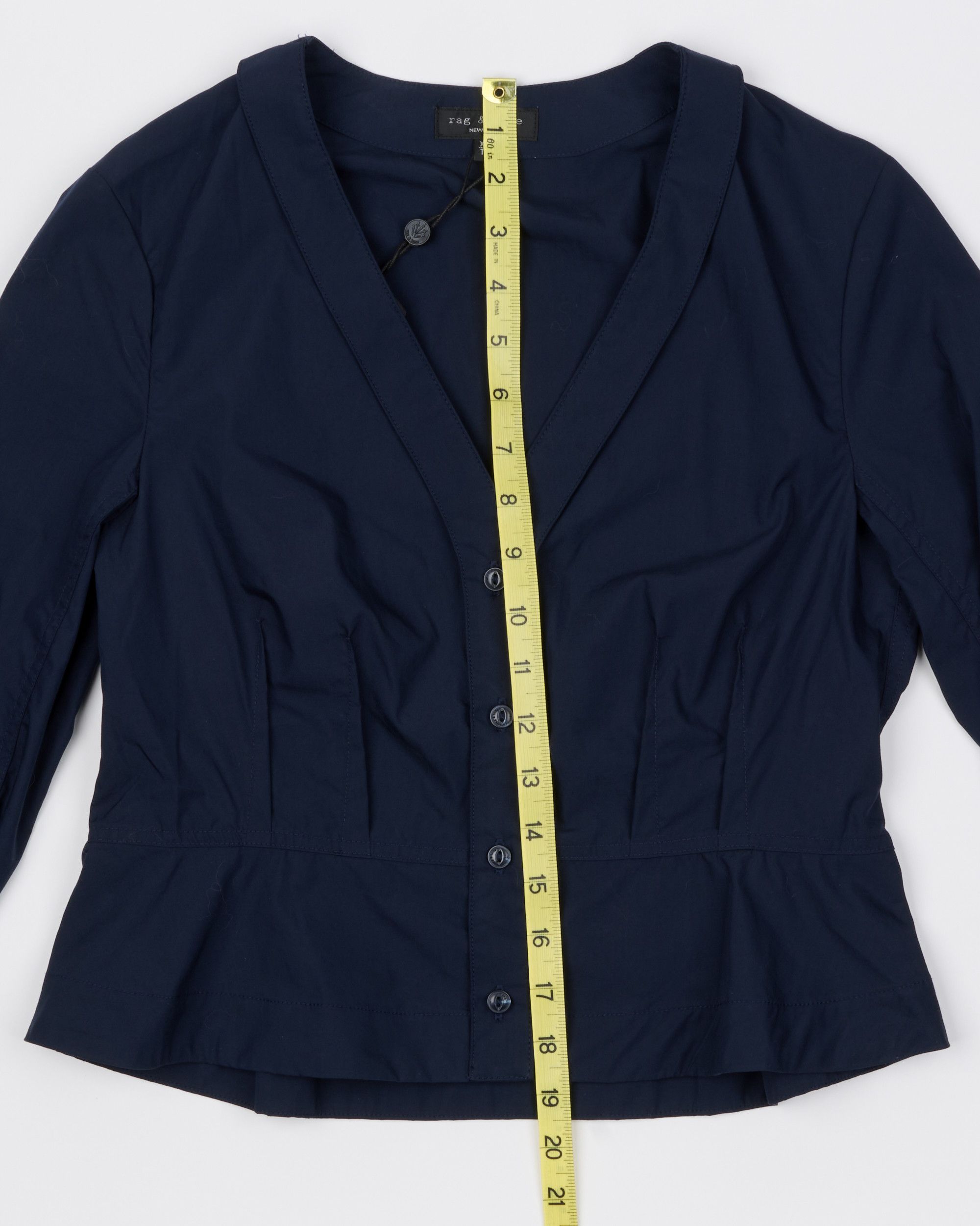 Rag & Bone Rag & Bone longsleeve cotton blouse XS (NWT) Size XS / US 0-2 / IT 36-38 - 4 Thumbnail