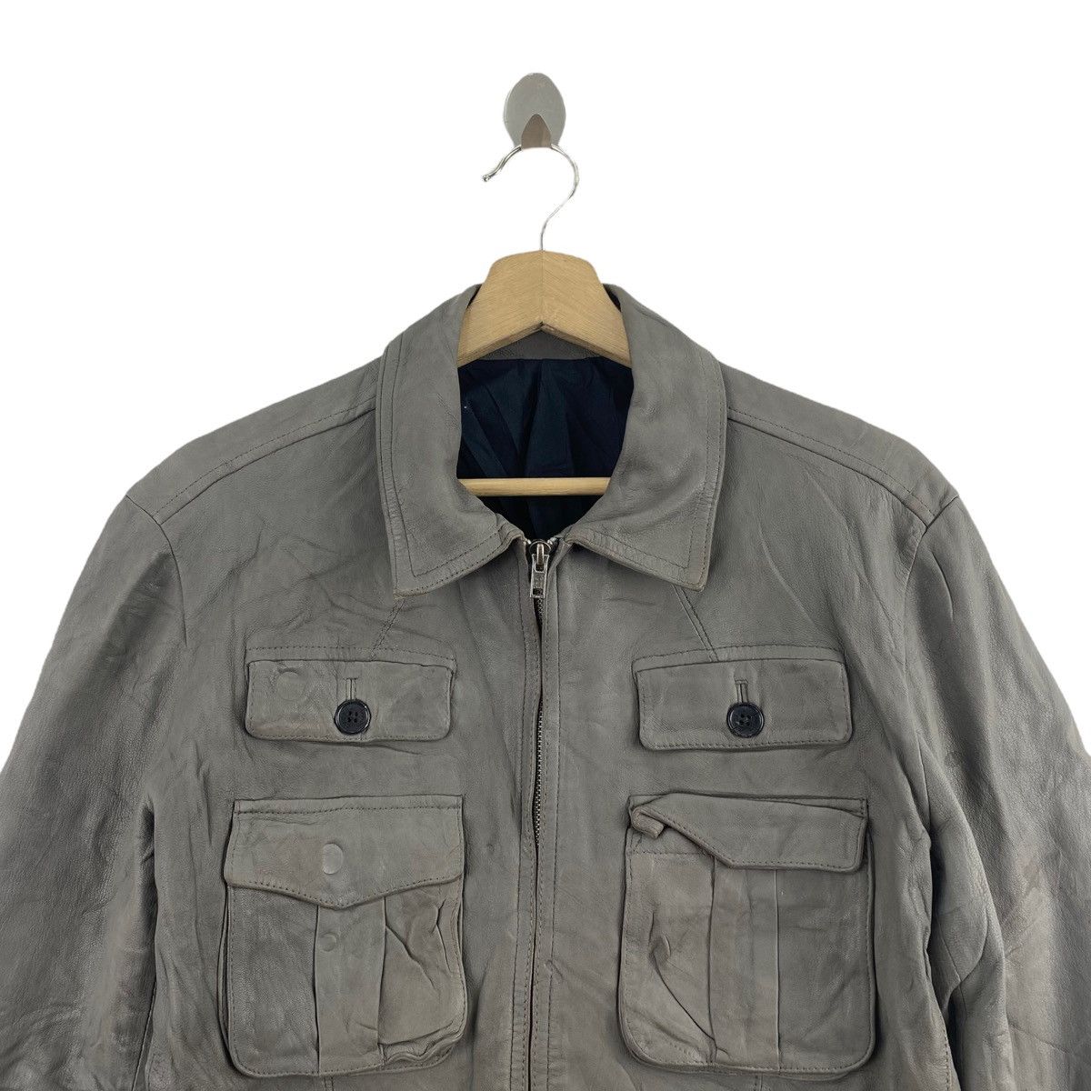 Sonia Rykiel × Vintage Vintage SONIA RYKIEL HOMME French Brand Multi Pockets Grey Size US M / EU 48-50 / 2 - 2 Thumbnail