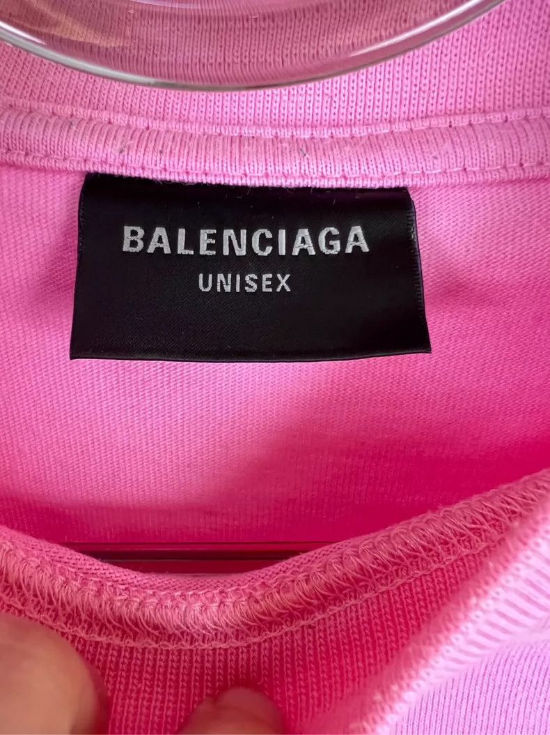 Balenciaga Balenciaga Pink Disaster Short Sleeve Size US M / EU 48-50 / 2 - 4 Thumbnail