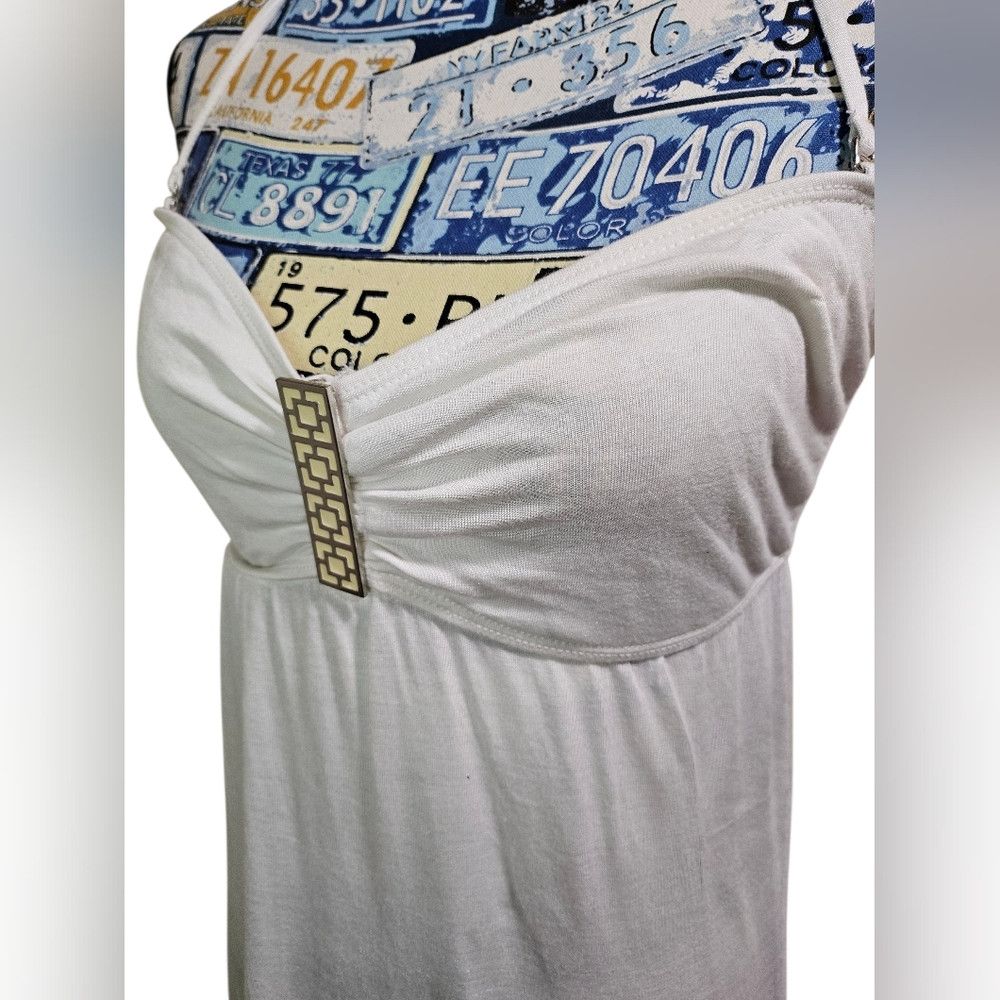 Trina Turk Trina Turk White Tube Top Dress Large Size L / US 10 / IT 46 - 3 Thumbnail
