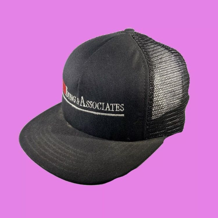 Vintage Vintage Young and Associates Trucker Snap Back Hat Size ONE SIZE - 1 Thumbnail