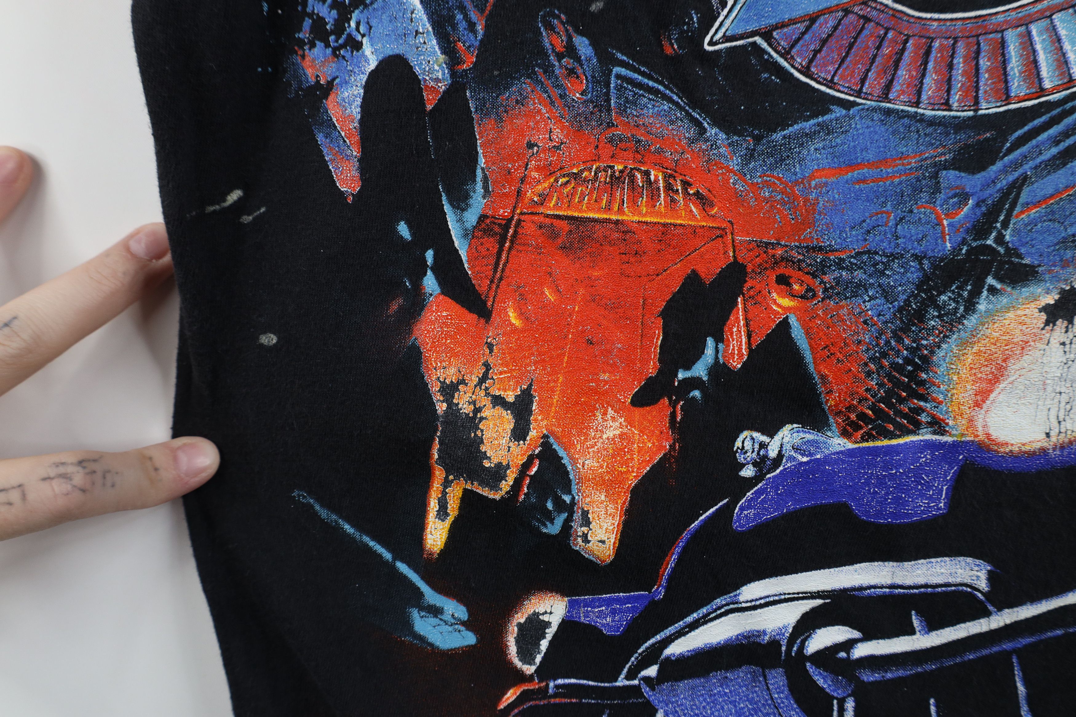 Vintage Vintage 90s Spell Recycler World Tour ZZ Top Band T-Shirt Size US M / EU 48-50 / 2 - 6 Thumbnail