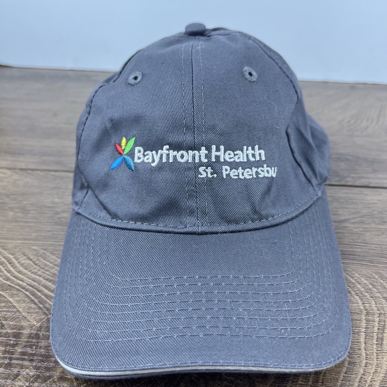 Other Bayfront Health St Petersburgh Hat Gray Hat Adjustable Hat G Size ONE SIZE - 2 Thumbnail