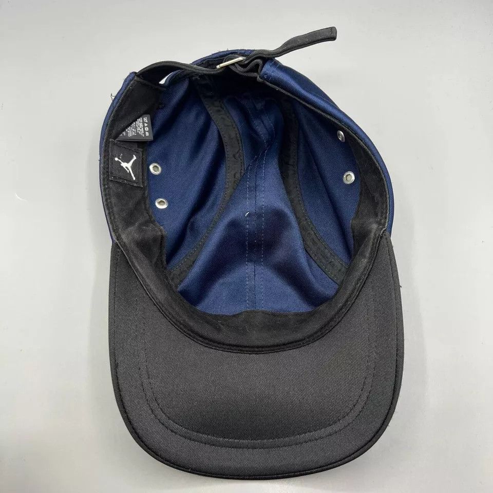 Jordan Brand Air Jordan 5 Panel Hat Men Blue Black Jumpman Strap Back Cap Size ONE SIZE - 5 Thumbnail