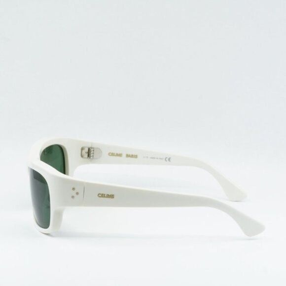 Celine Celine CL40079I 25N Sunglasses Ivory Square Frame Size ONE SIZE - 9 Thumbnail