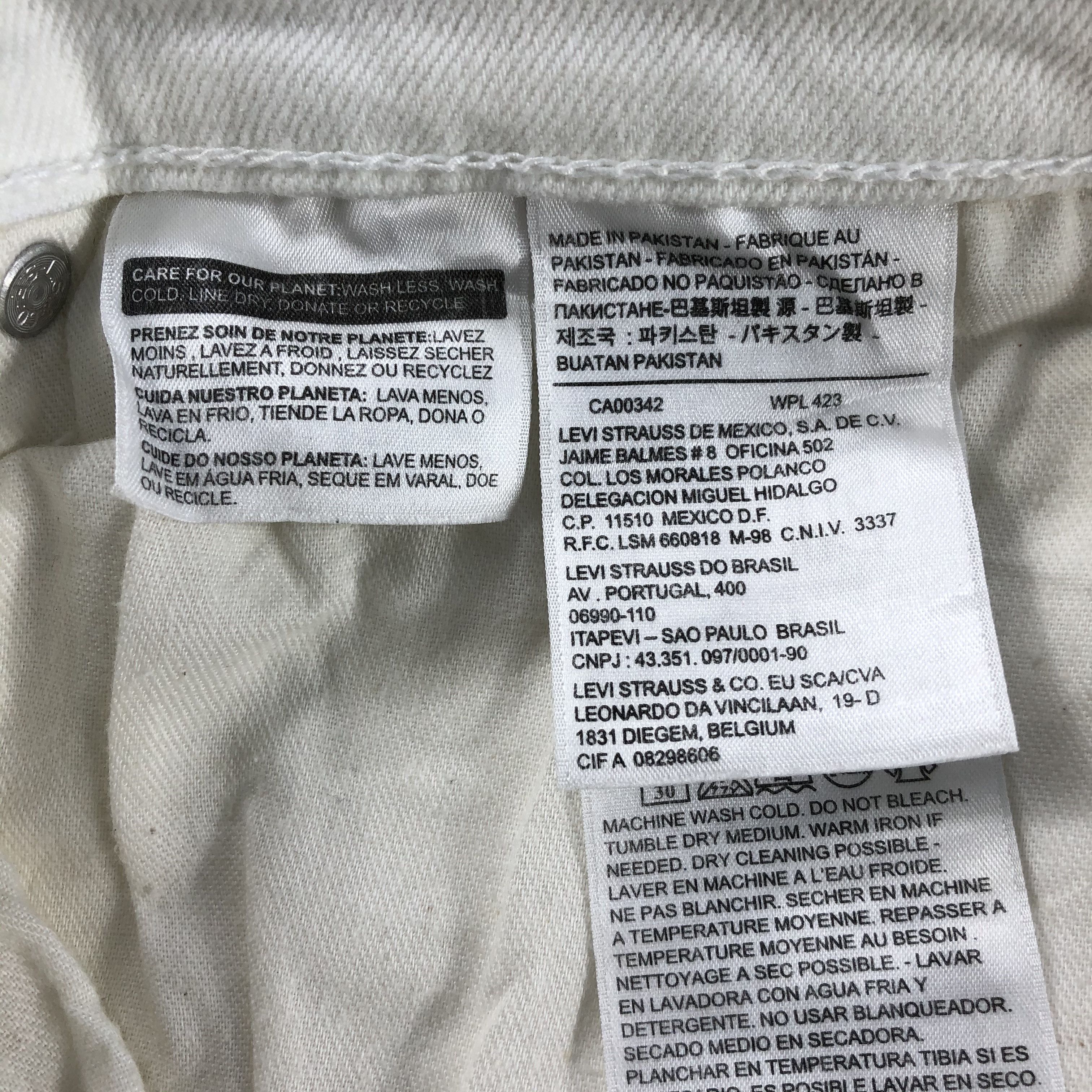 Levi's Vintage Light Wash Levis 514 Jeans-J1585 Size US 33 - 10 Thumbnail