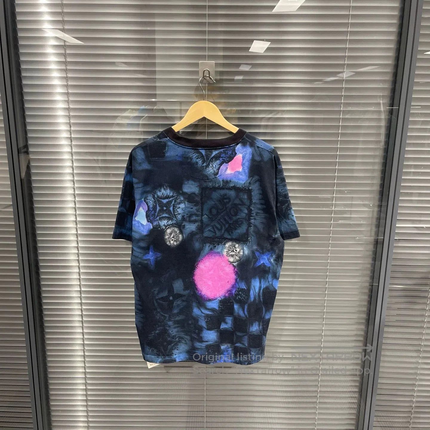 Louis Vuitton Blue Abstract Print Short Sleeve Shirt. Size US L / EU 52-54 / 3 - 2 Thumbnail