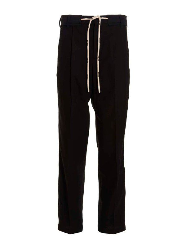 Palm Angels o1y0325 Casual Pant in Black Size US 28 / EU 44 - 1 Thumbnail