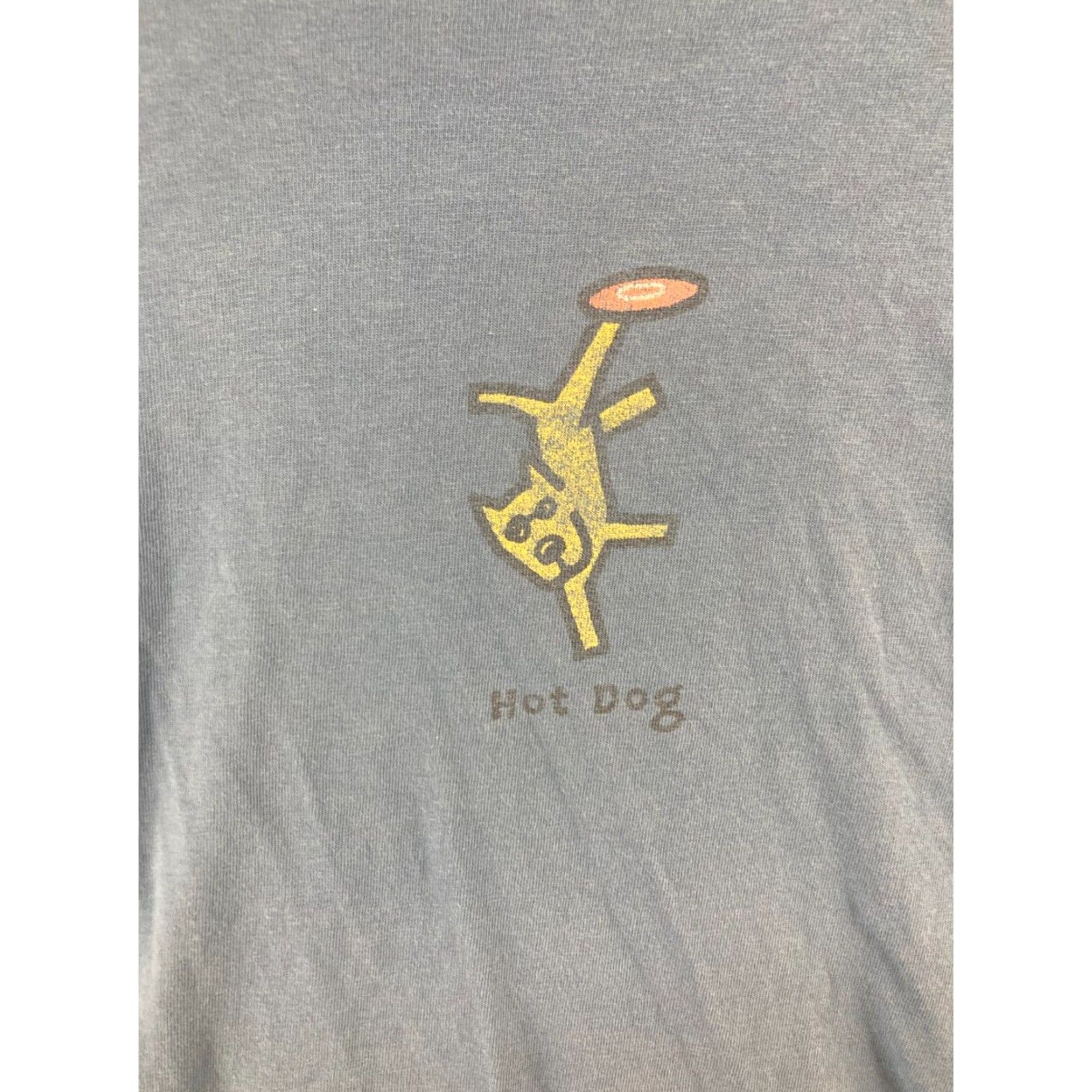 Life is Good Life Is Good Women's T-Shirt XL Blue Outdoor Hot Dog Frisbee Casual Crew Neck Short Sleeve Size XL / US 12-14 / IT 48-50 - 5 Thumbnail