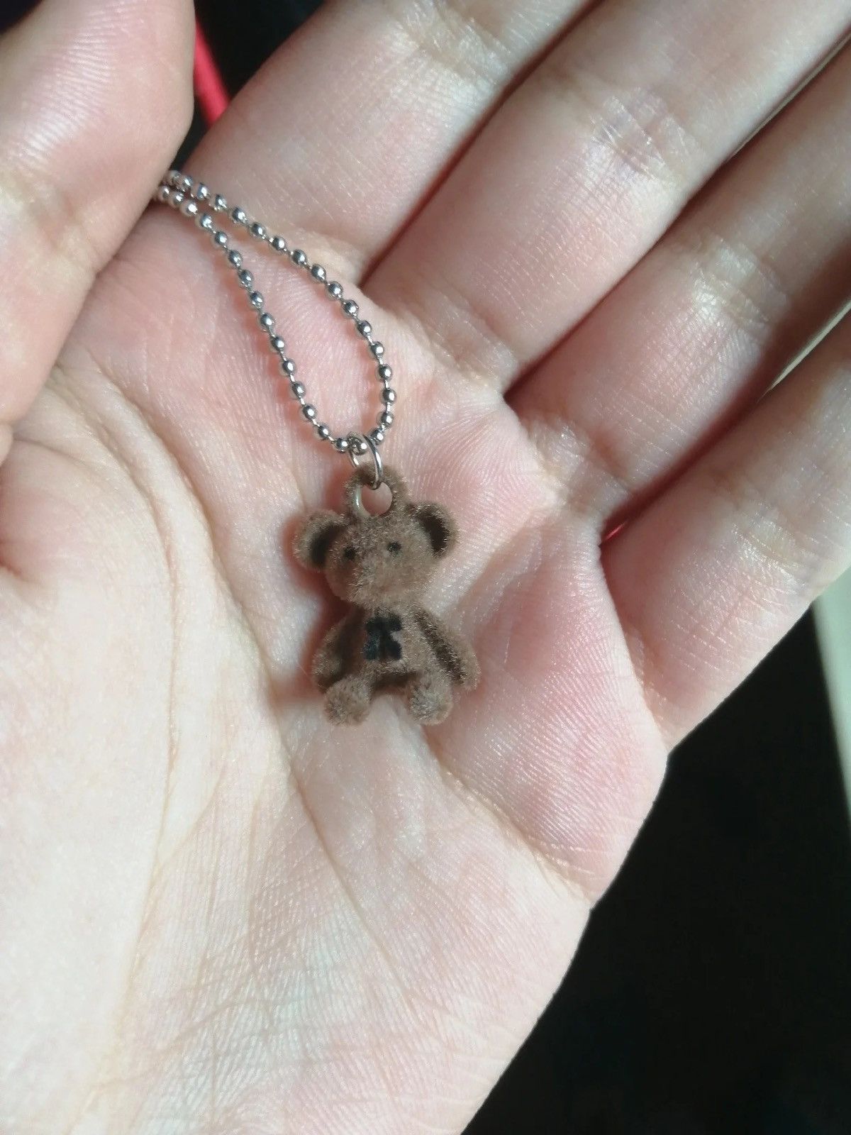 Vintage Teddy Bear Pendant Necklace Bear Neck Chain Collar Jewelry Size ONE SIZE - 7 Thumbnail