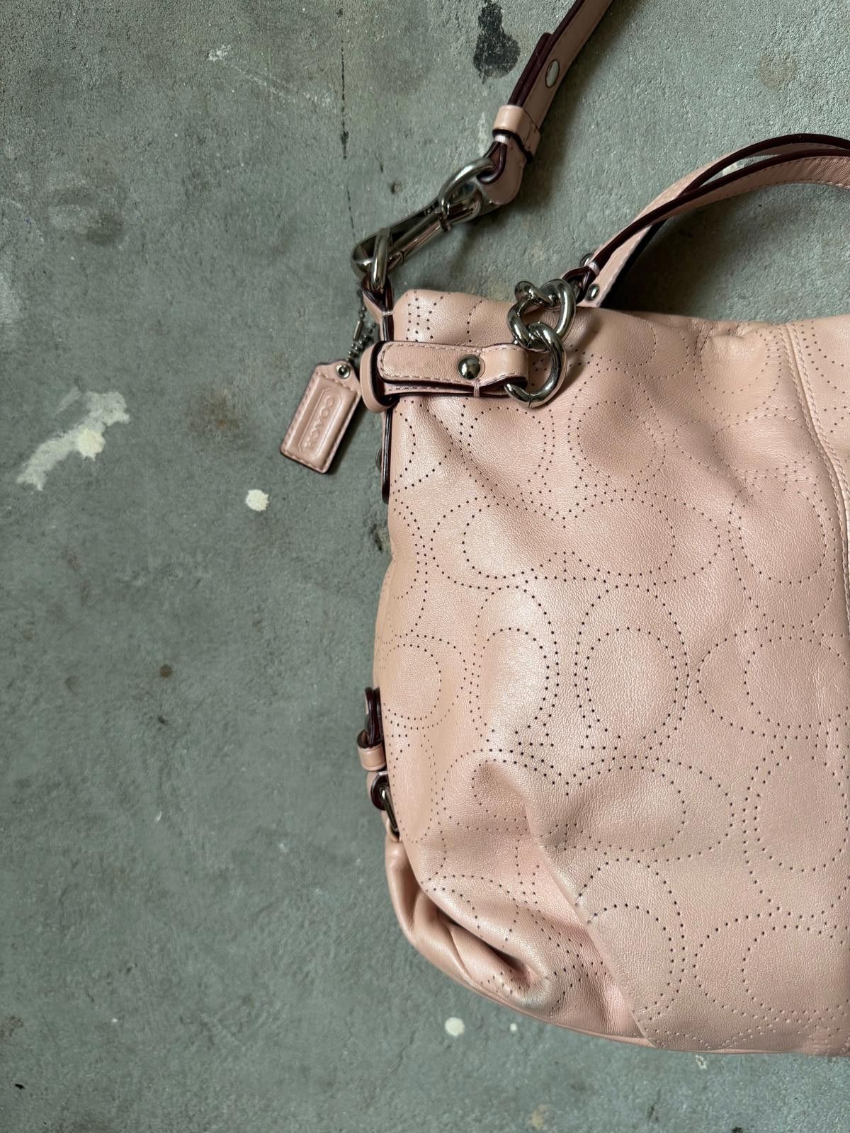 Coach Coach 2Way Signature Brooke Hobo Shoulder Bag Pink Size ONE SIZE - 2 Thumbnail