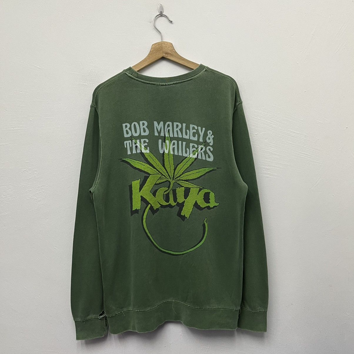 Vintage Late 80's stussy bob marley Size XL White Good