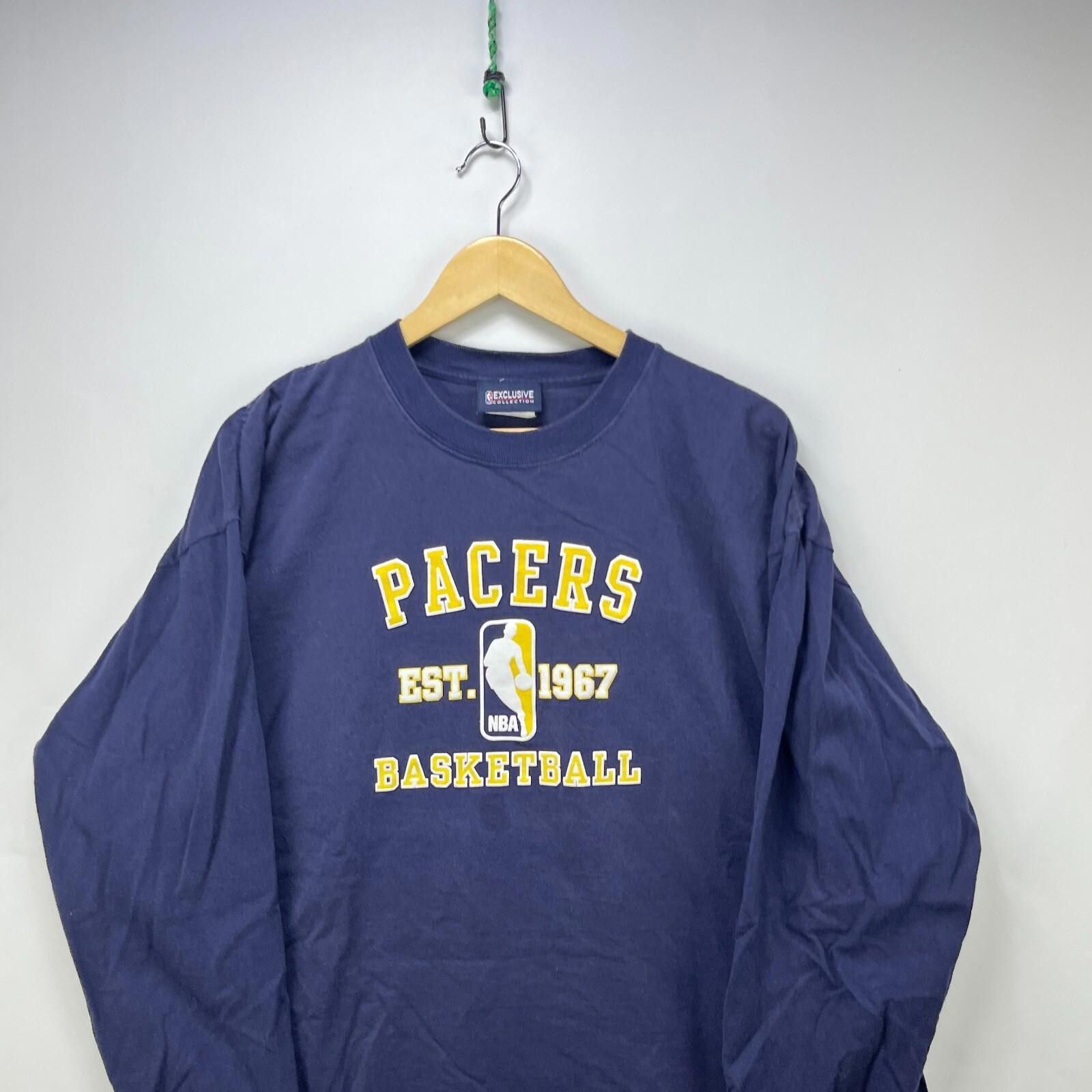 NBA Vintage NBA Indiana Pacers Long Sleeve Shirt Majestic XL Size US XL / EU 56 / 4 - 2 Thumbnail