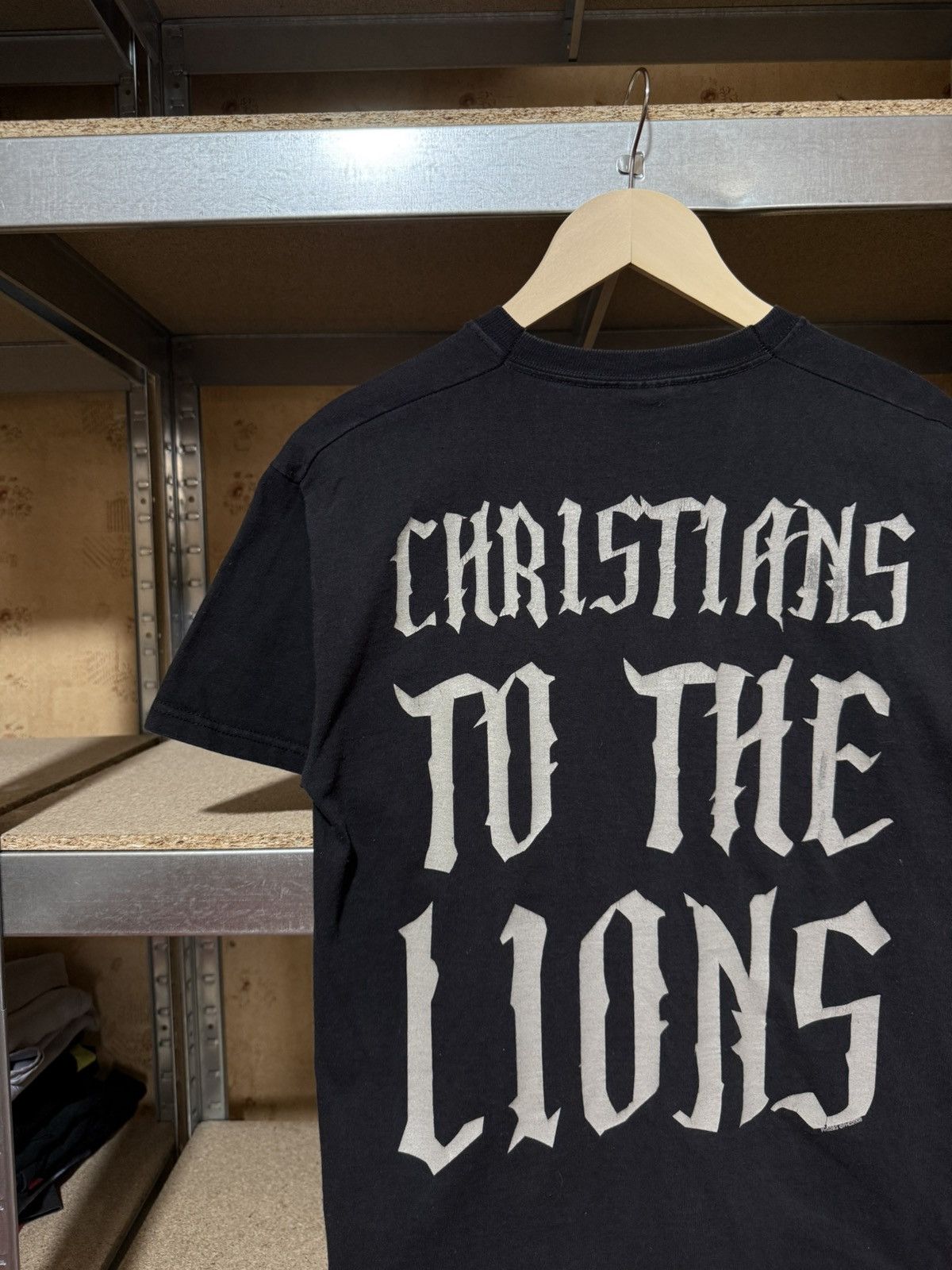 Band Tees × Vintage Vintage 2008 Behemoth Christian To The Lions T-Shirt Size US S / EU 44-46 / 1 - 4 Thumbnail