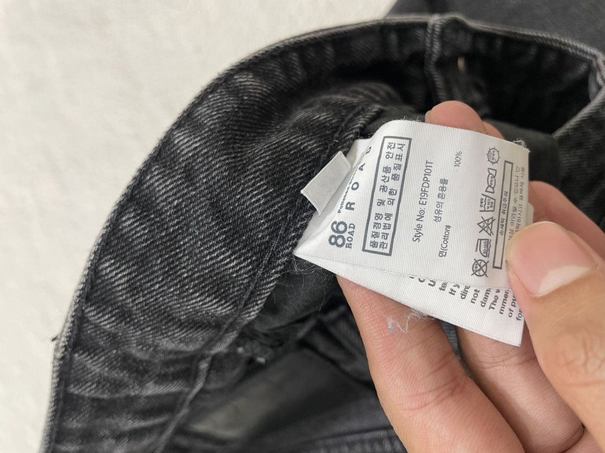 Japanese Brand 2000s Eight Six Black Jeans Wash Y2K Size US 31 - 10 Thumbnail