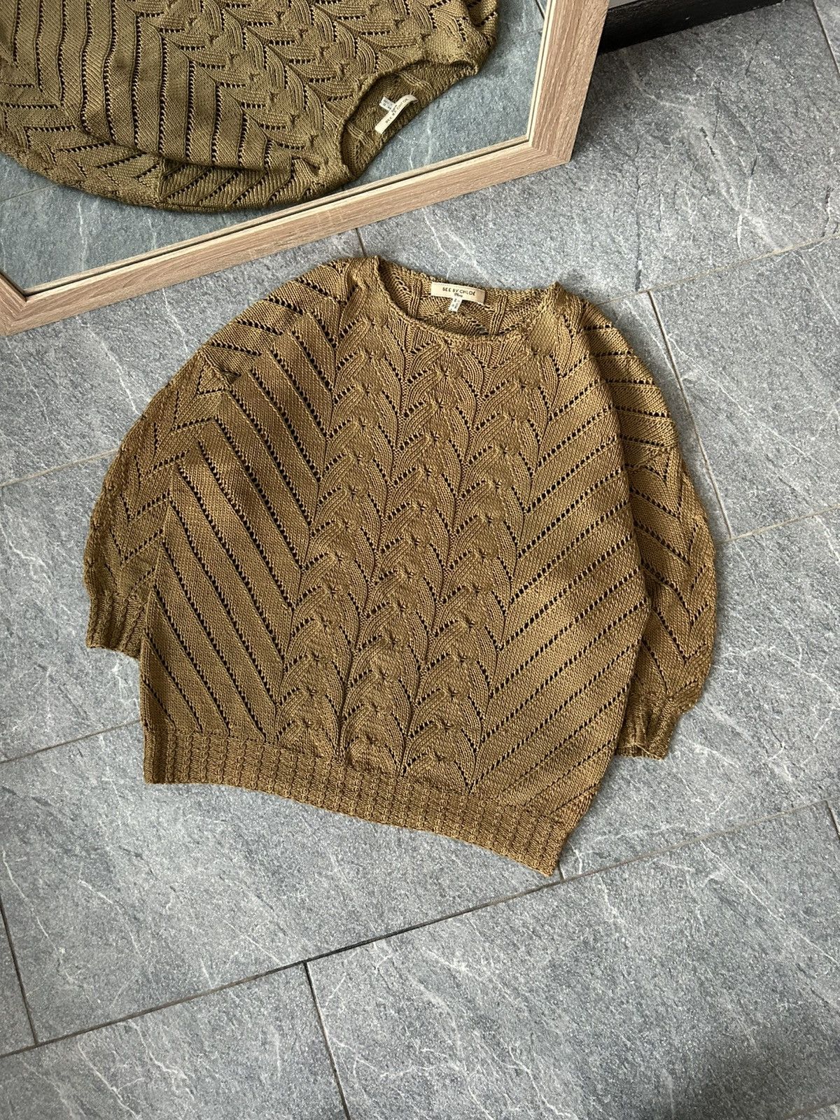 Chloe × See by Chloe × Vintage Vintage knit sweater See by Chloe Size M / US 6-8 / IT 42-44 - 4 Thumbnail