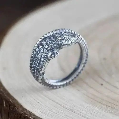 Designer × Jewelry × Sterling Silver Silver Ring Adjustable Size 埬9 Size 28 - 1 Thumbnail