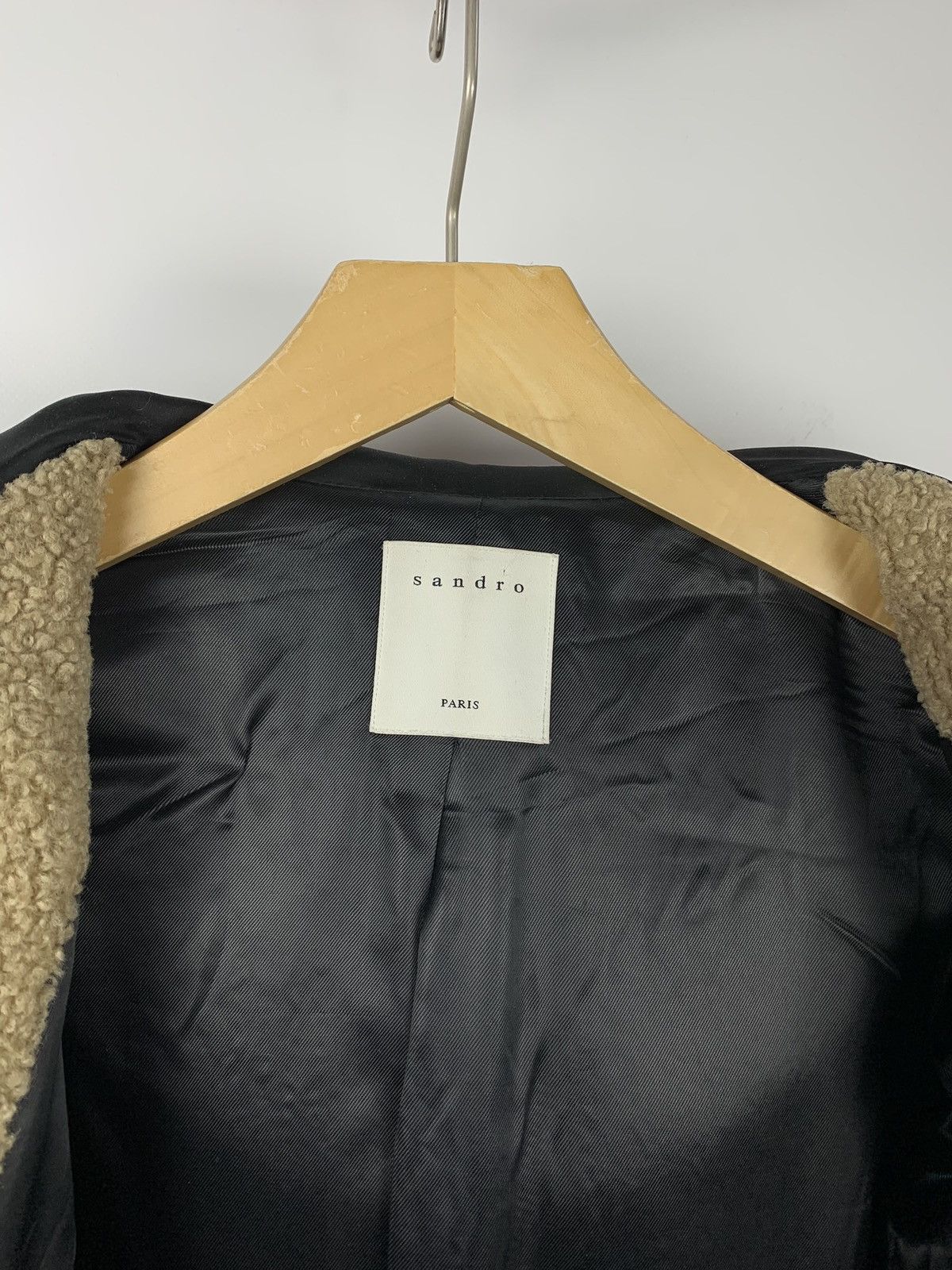 Sandro Sandro Faux Fur Parka Wool Jacket Women’s Size 36 Size XS / US 0-2 / IT 36-38 - 19 Thumbnail