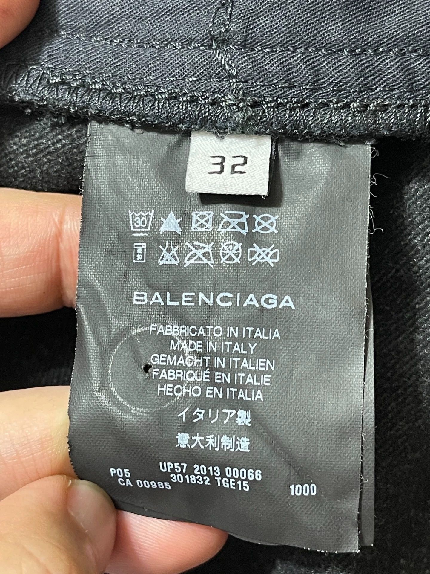 Balenciaga Black Patterned Casual Pants Size 32 Size US 32 / EU 48 - 6 Thumbnail