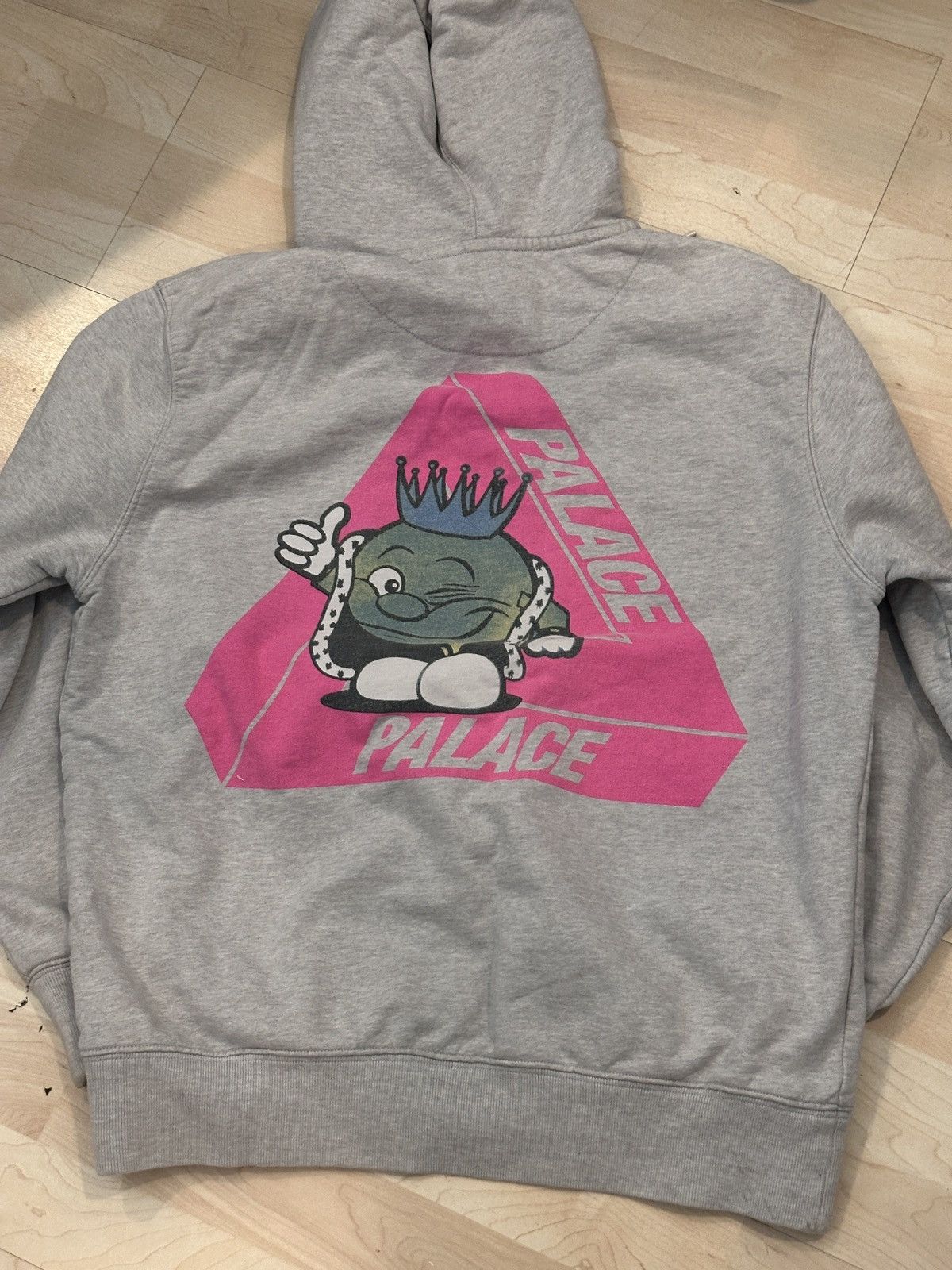 Palace Palace Triferg Hoodie Grey Pink Size US M / EU 48-50 / 2 - 2 Thumbnail