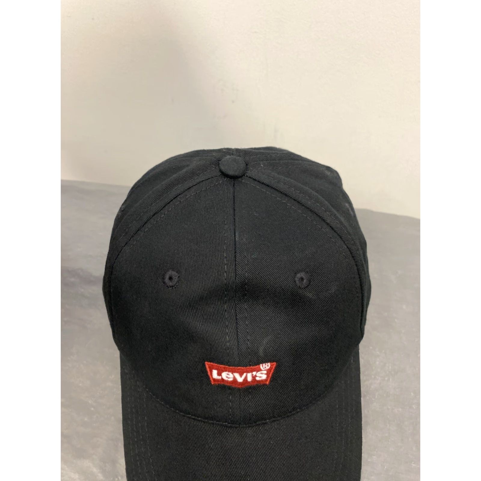 Levi's Levi's Batwing Logo Baseball Cap Hat Men One Size Black Cotton Casual Snapback Size ONE SIZE - 2 Thumbnail