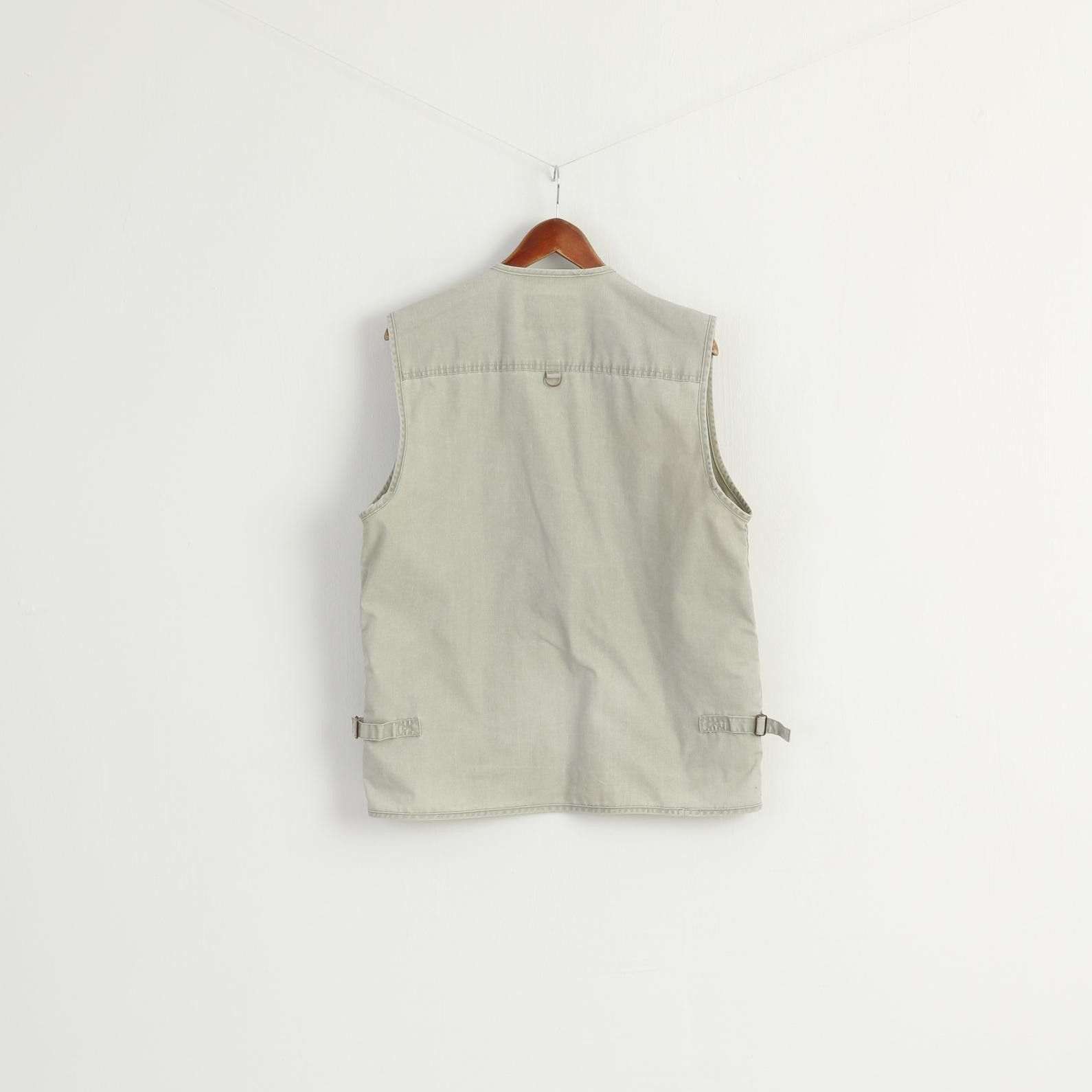 Vintage HD Sport & Classic Men L Waistcoat Gray Fishing 7592 Size US L / EU 52-54 / 3 - 6 Thumbnail