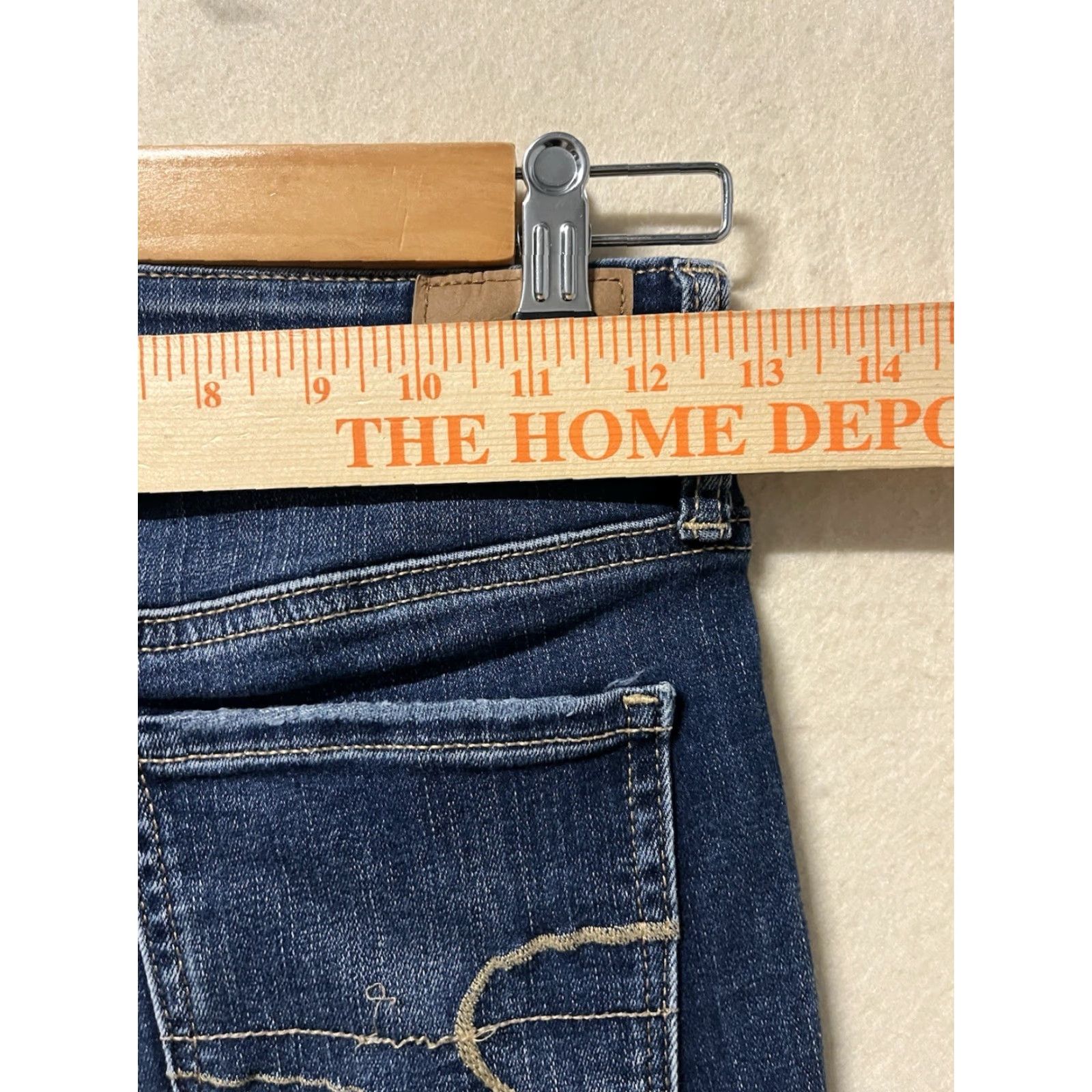 American Eagle Outfitters American Eagle Outfitters Jegging Jeans - Hi-Rise, Regular, Size 4, Stretch, Blue, Denim, Women Size 27" / US 4 / IT 40 - 3 Thumbnail
