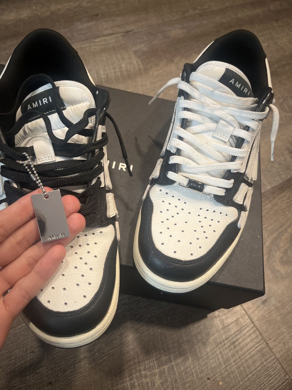 Amiri Amiri low top skeleton Size US 9 / EU 42 - 3 Thumbnail