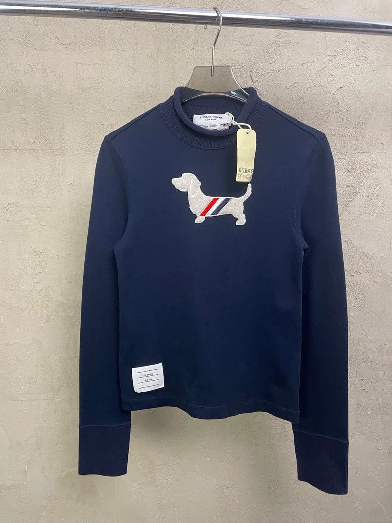 Thom Browne Thom browne Tibetan blue color striped fleece puppy half-hi Size XS / US 0-2 / IT 36-38 - 1 Thumbnail