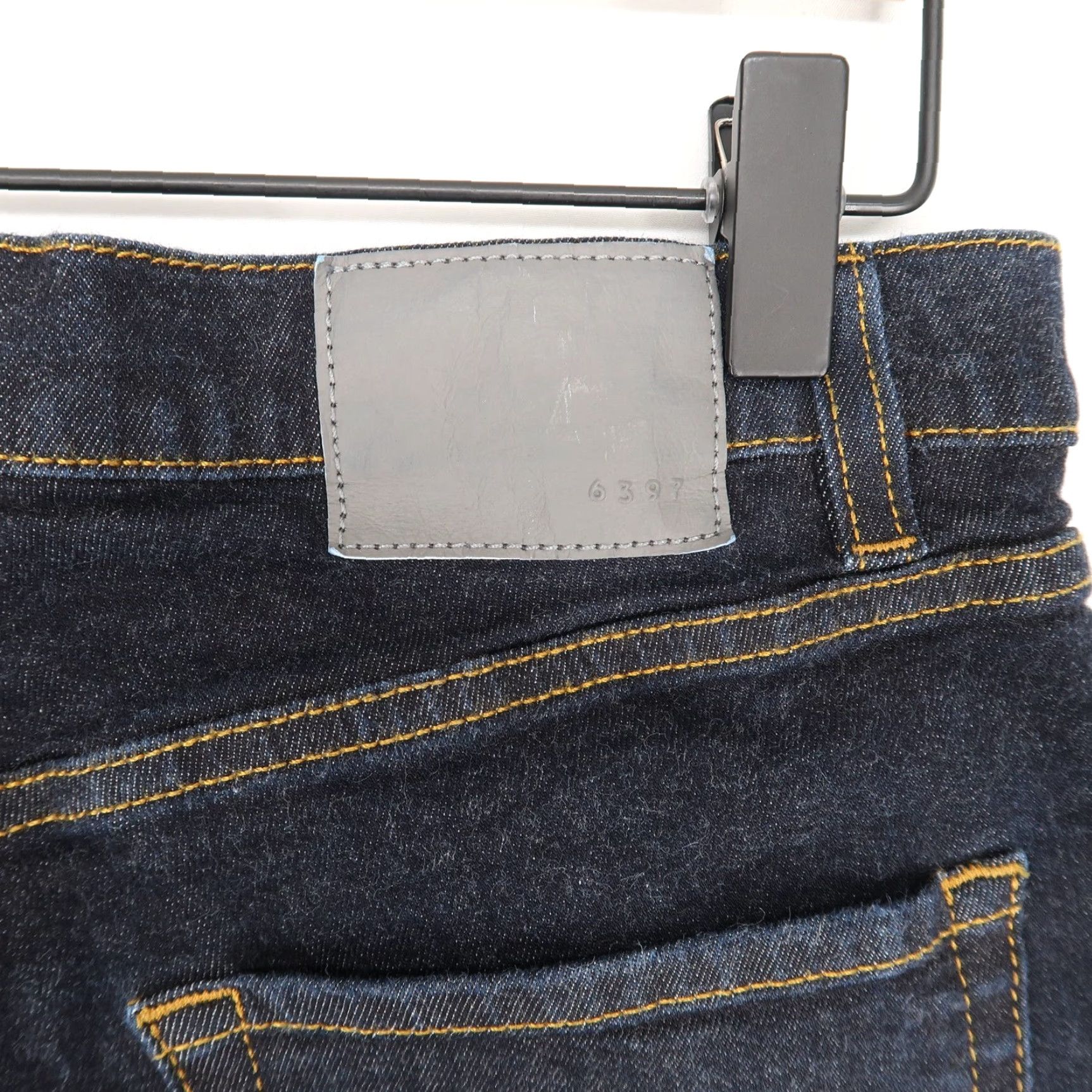 6397 VINTAGE 6397 NP140 Skinny Jeans Womens 30 Blue Stretch Zip Fly Fray Hems Made In Italy Size 30" / US 8 / IT 44 - 6 Thumbnail