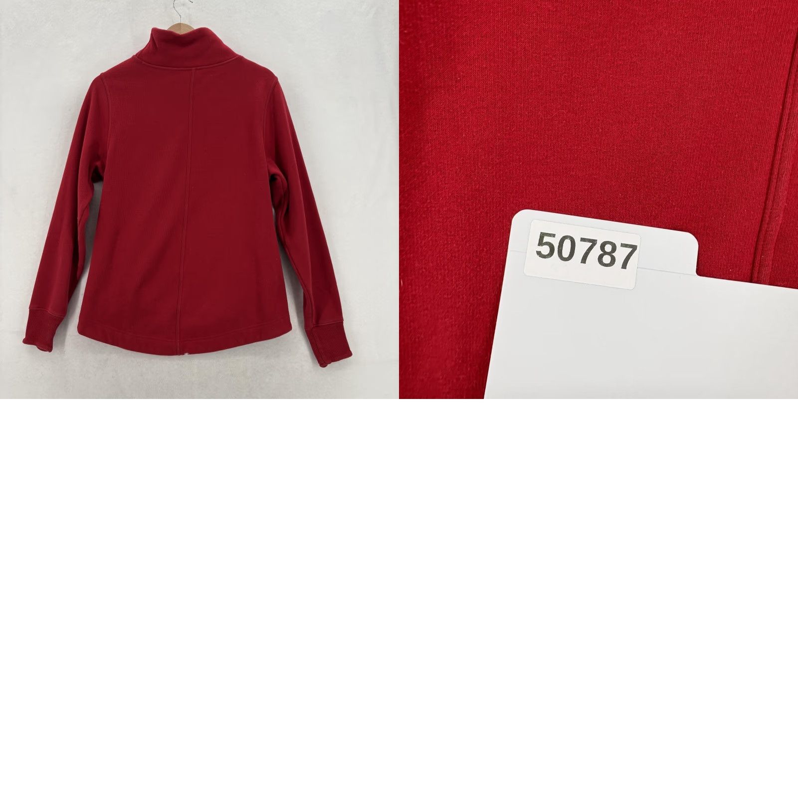 Athleta Athleta Sweatshirt Womens Small Red Cowl Neck Fleece Cozy Karma II Pullover Pocket Zipper Size S / US 4 / IT 40 - 9 Thumbnail