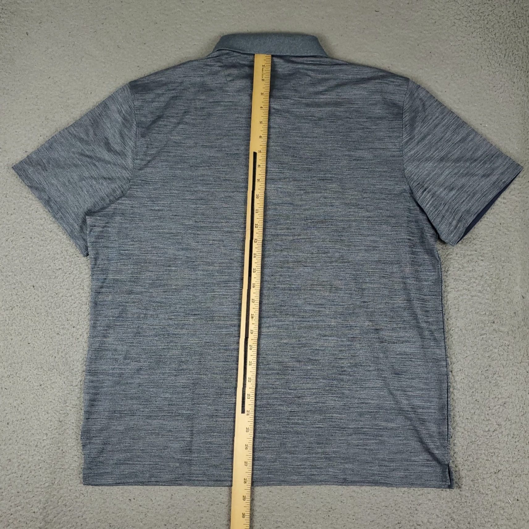 UNTUCKit UNTUCKit Polo Shirt Mens XL Blue Polyester Golf Casual Short Sleeve Polo Size US XL / EU 56 / 4 - 3 Thumbnail