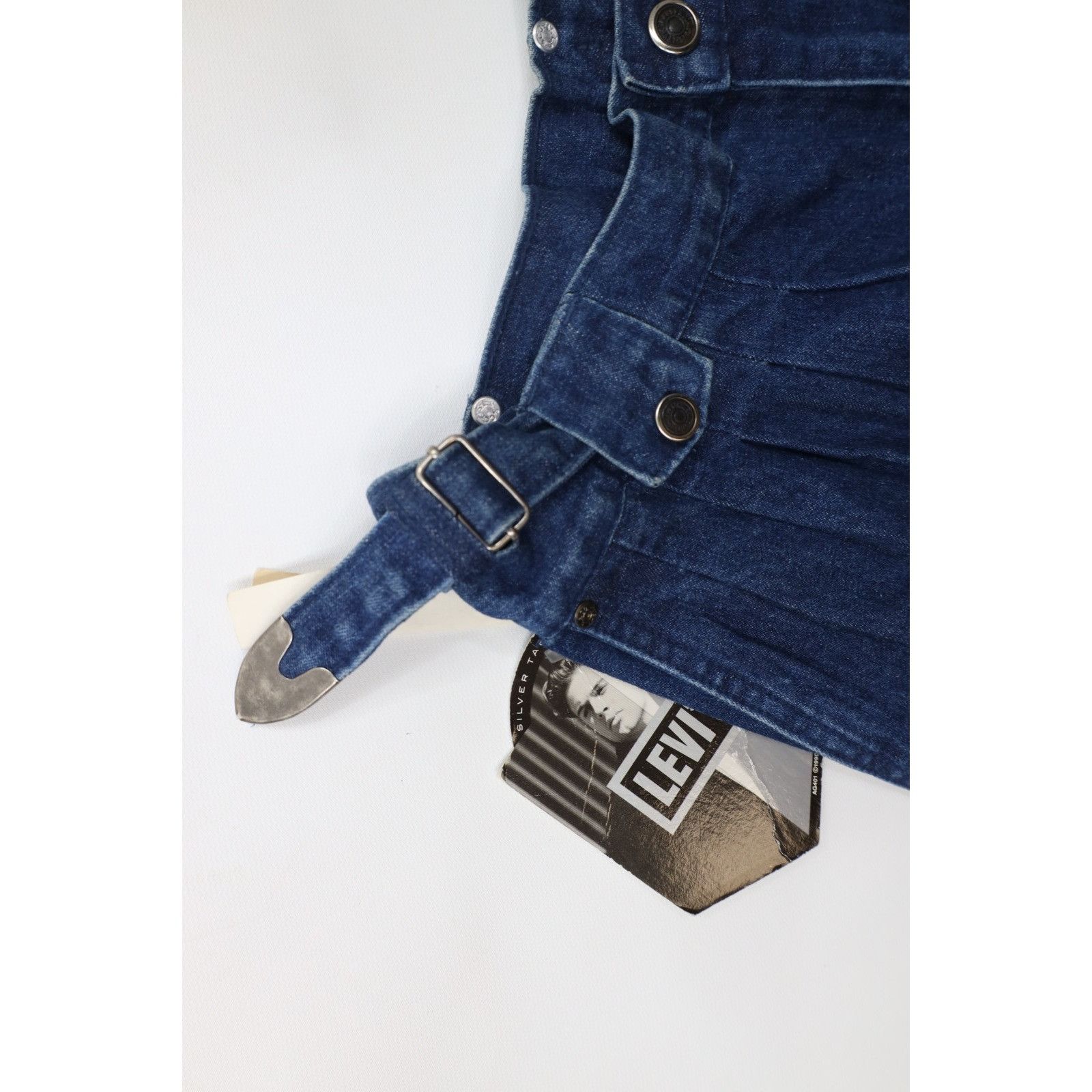 Levi's Deadstock Vintage 90s Levis SilverTab Hollywood Buckle Jeans Size US 29 - 7 Thumbnail