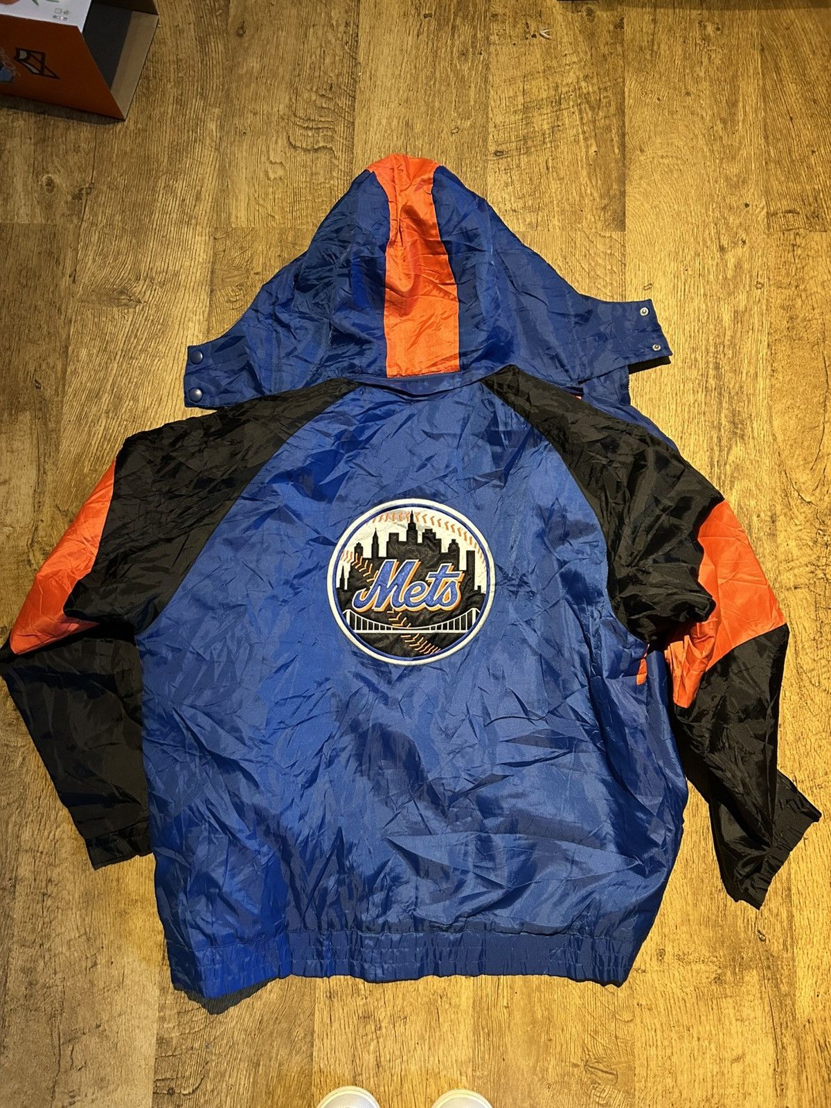 MLB Vintage New York Mets Puffy Windbreaker Jacket 90s MLB Size US L / EU 52-54 / 3 - 2 Thumbnail