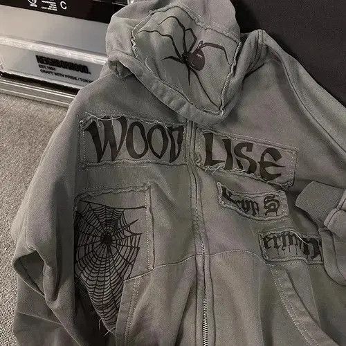 Japanese Brand Aesthetic Zipper Cardigan Hoodie Size US M / EU 48-50 / 2 - 1 Thumbnail