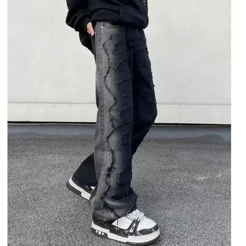 Japanese Brand Retro loose high street ripped jeans Size US 32 / EU 48 - 2 Thumbnail