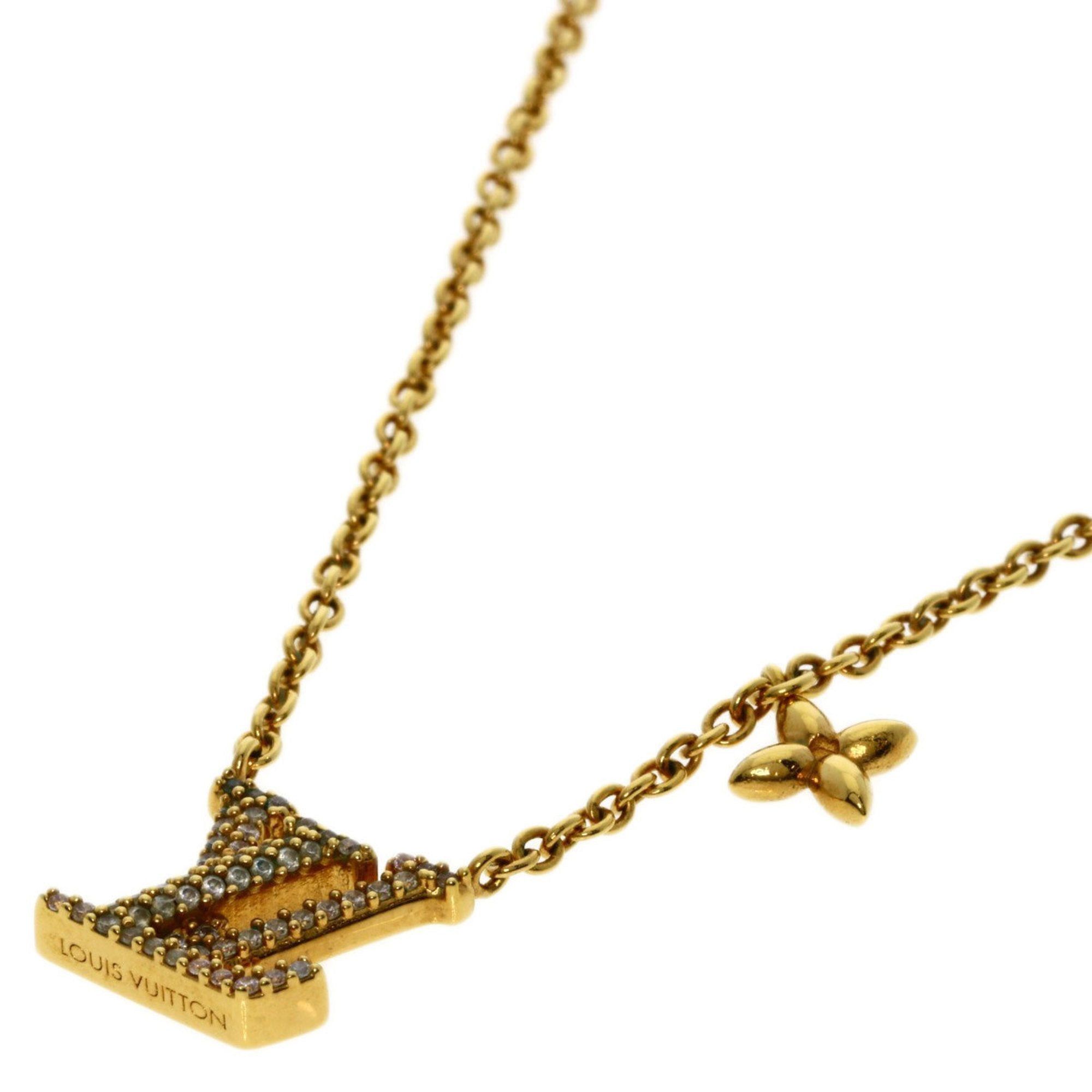image of Louis Vuitton M00596 Lv Iconic Necklace For Women in Gold