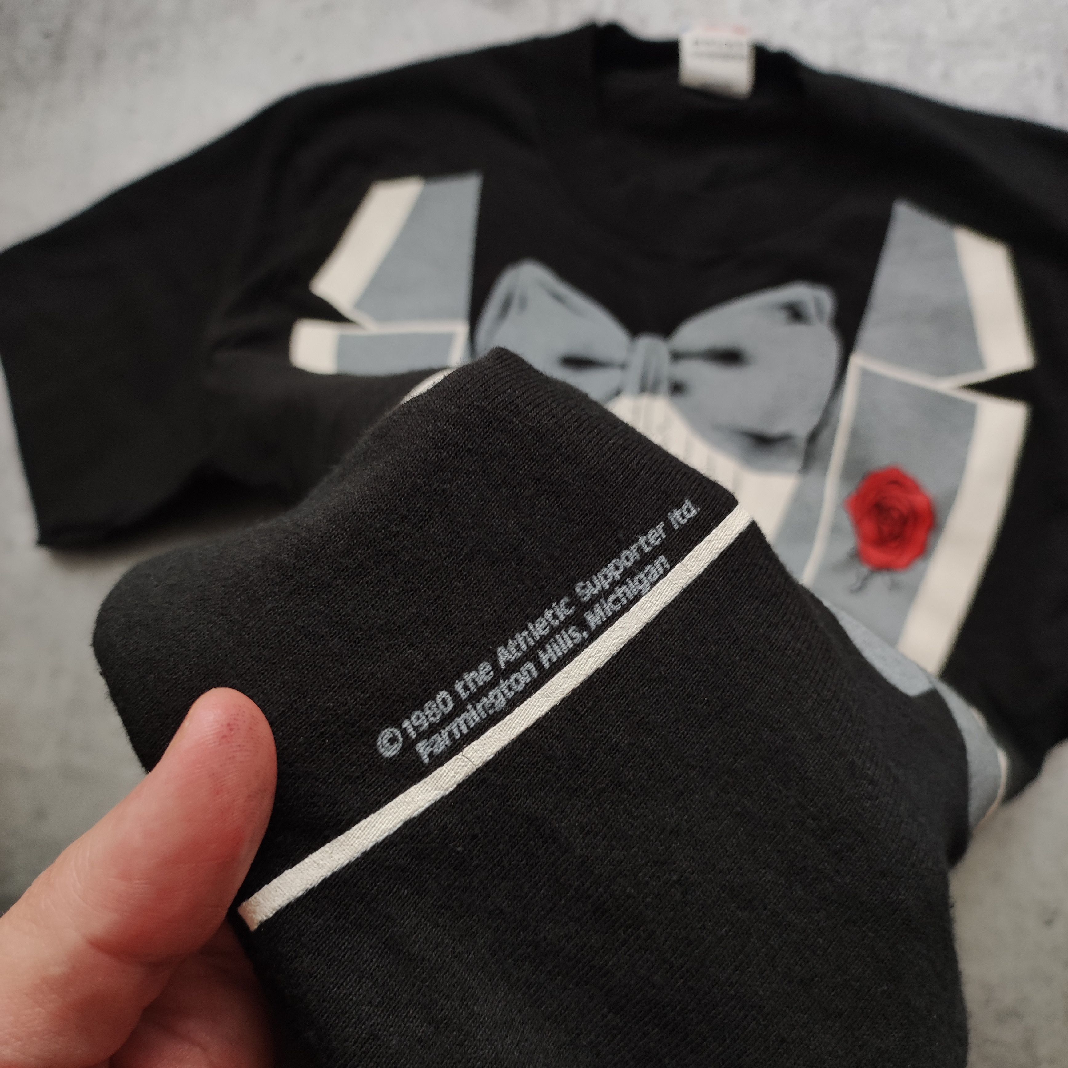 Vintage Vintage RARE Fotl 80s Black Tuxedo Promo Tee Size US M / EU 48-50 / 2 - 6 Thumbnail