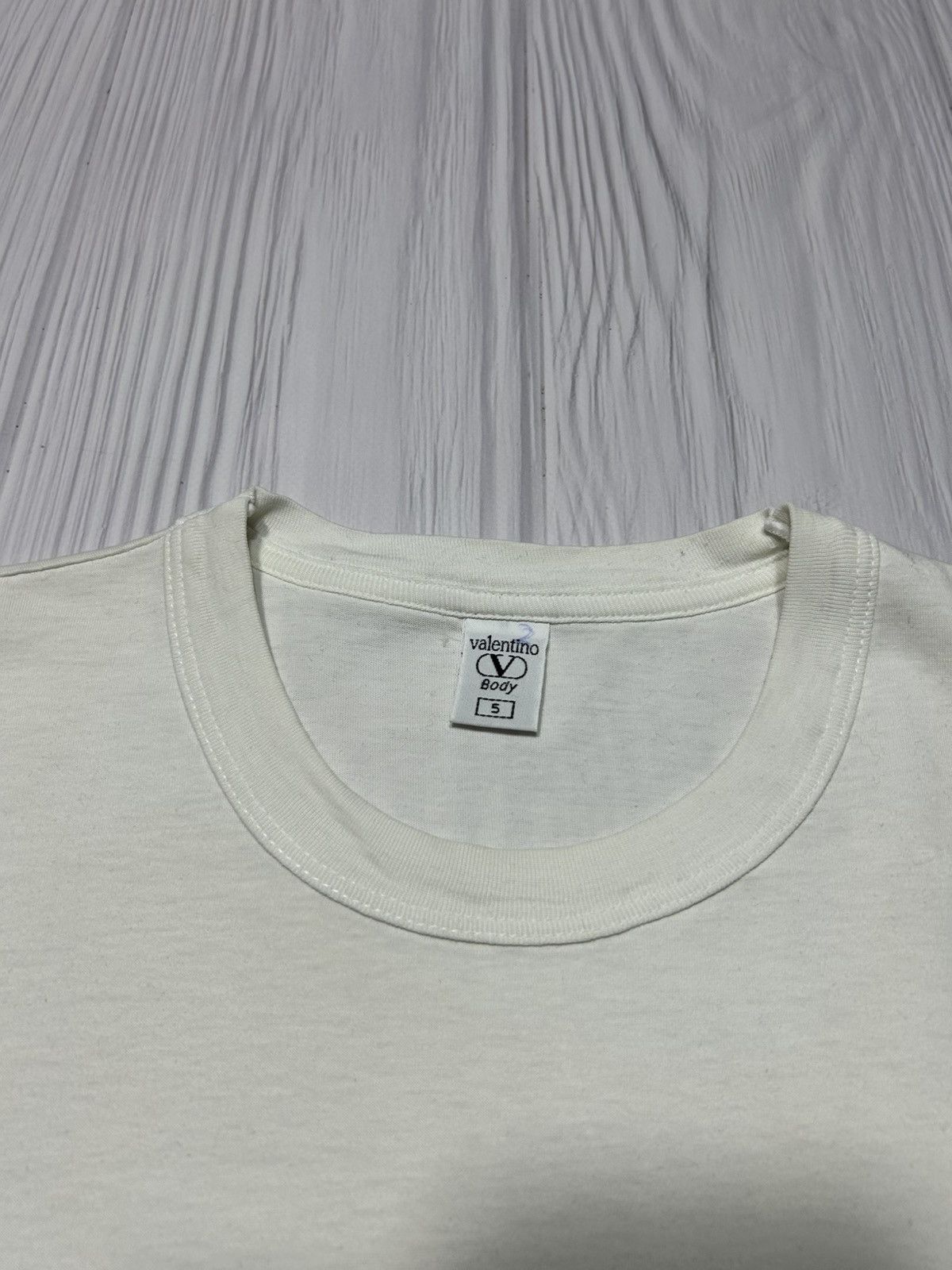 Valentino Valentino Body V Logo White T-Shirt Size US L / EU 52-54 / 3 - 7 Thumbnail
