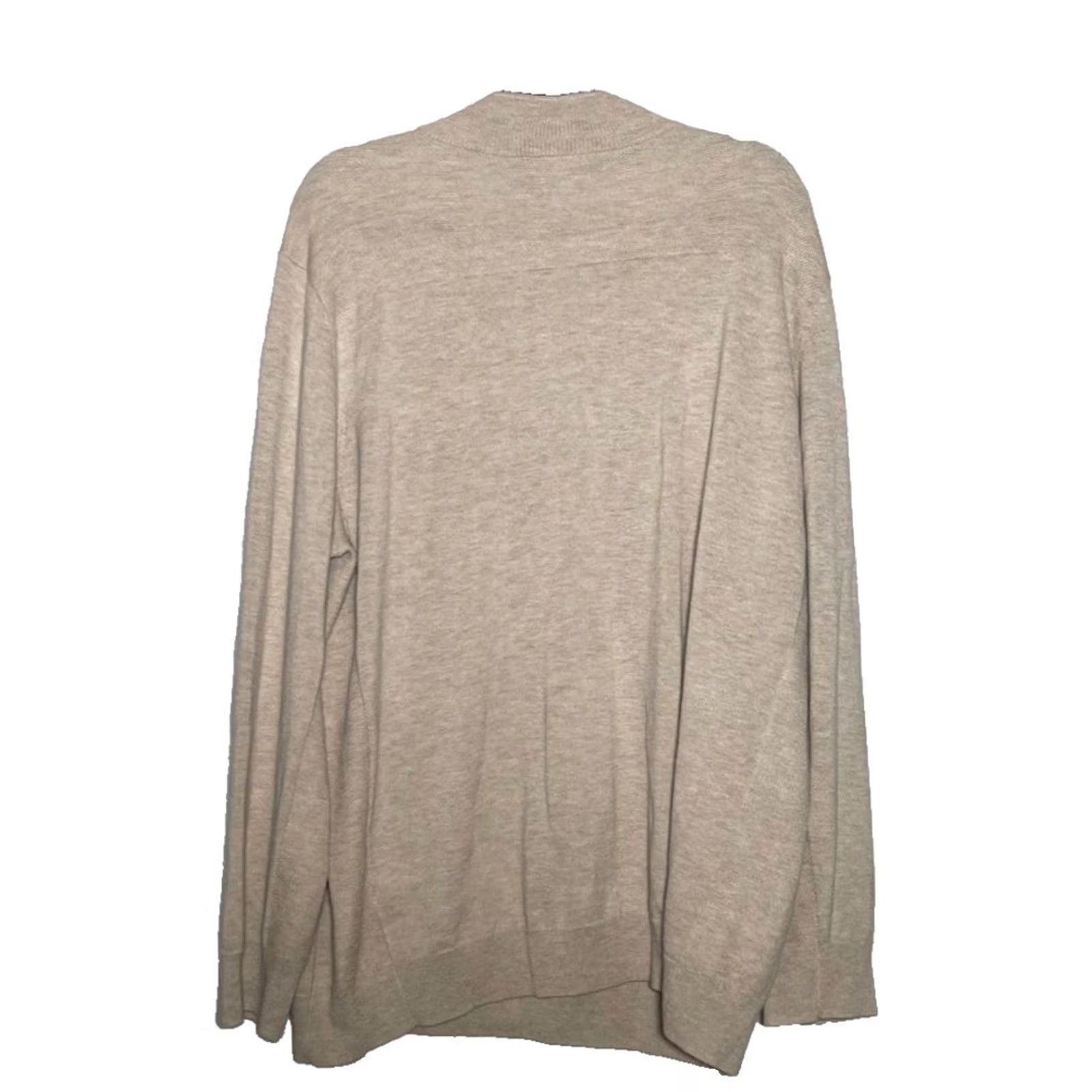 Vineyard Vines Vineyard Vines Wool 1/4 Zip Sweater Mens XXL Beige 100% Merino Pullover - Stylish Size US XXL / EU 58 / 5 - 2 Thumbnail