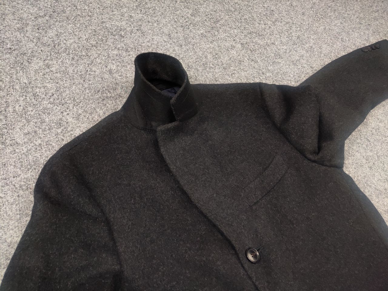 Suitsupply Suitsupply Design vicenza Gray Pure Wool coat Mid Jacket Size US S / EU 44-46 / 1 - 11 Thumbnail