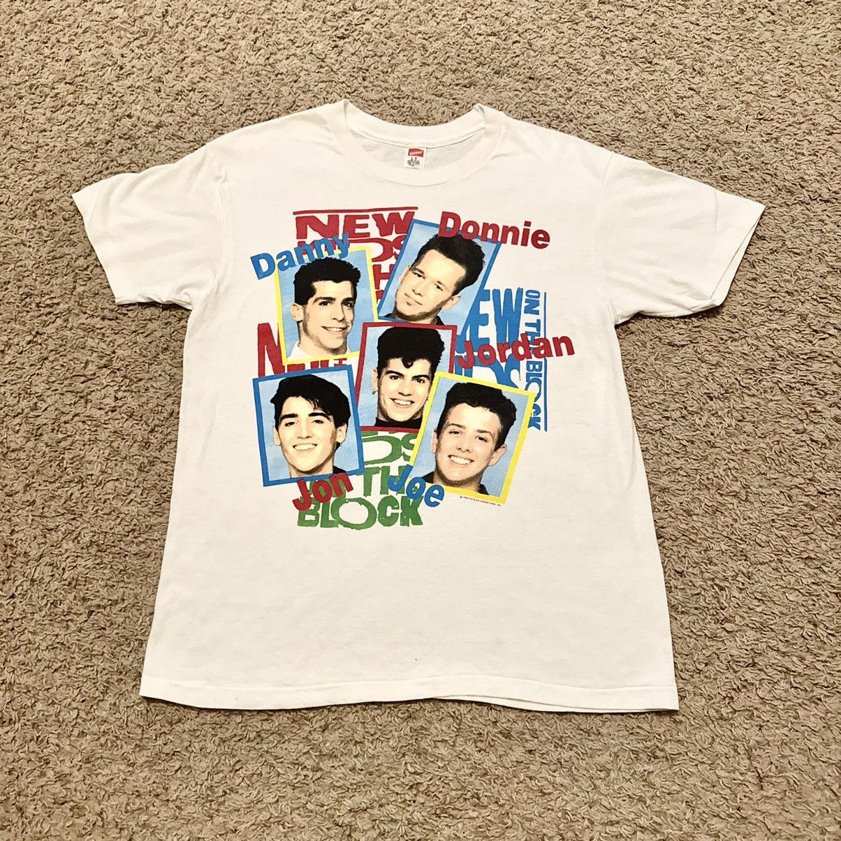 Band Tees VINTAGE 1988 NEW KIDS ON THE BLOCK TEE! Size US L / EU 52-54 / 3 - 4 Thumbnail