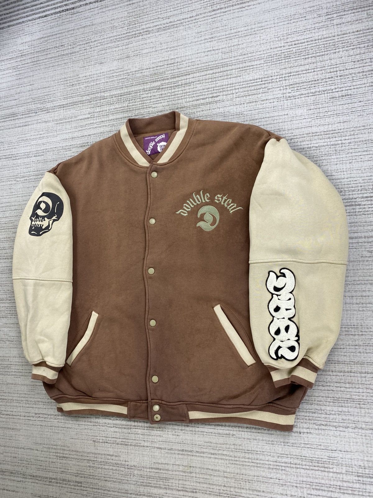 Vintage Vintage Double Steal Japanese Brand Varsity Jacket Size US XL / EU 56 / 4 - 8 Thumbnail