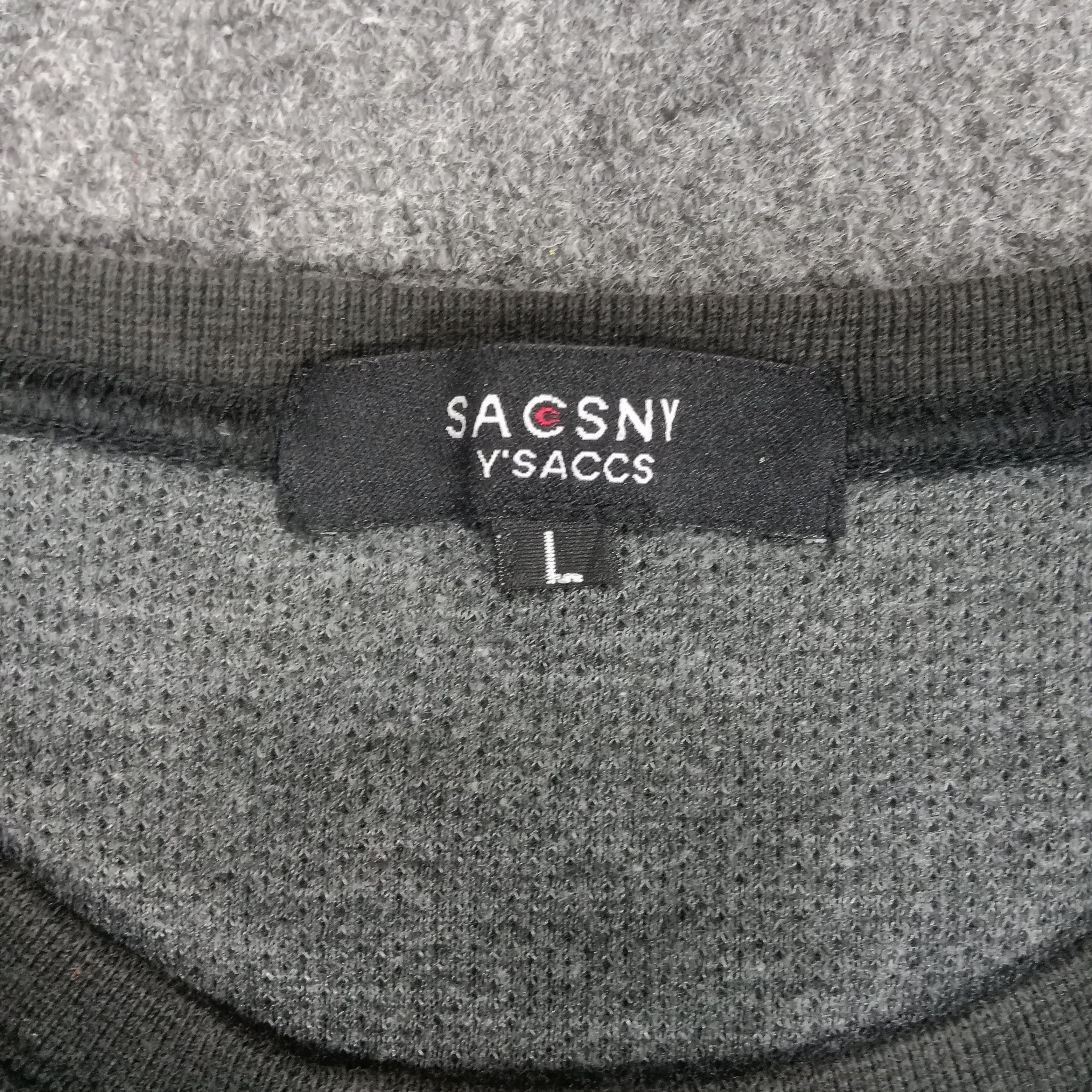 Vintage × Y's × Yohji Yamamoto Sacsny Y'saccs Yohji Yamamoto Long Sleeve Tshirt Size US L / EU 52-54 / 3 - 4 Thumbnail